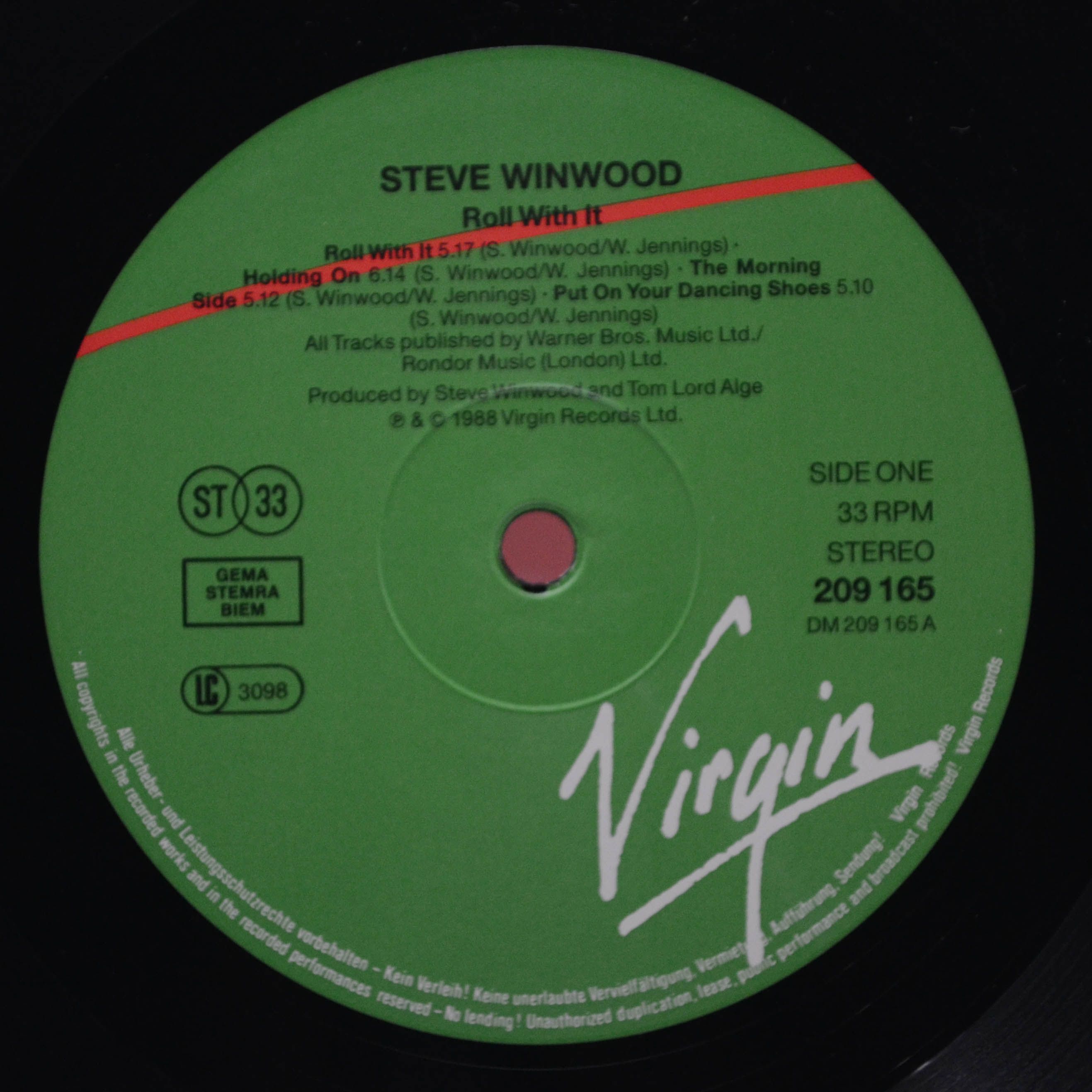 Steve Winwood — Roll With It, 1988