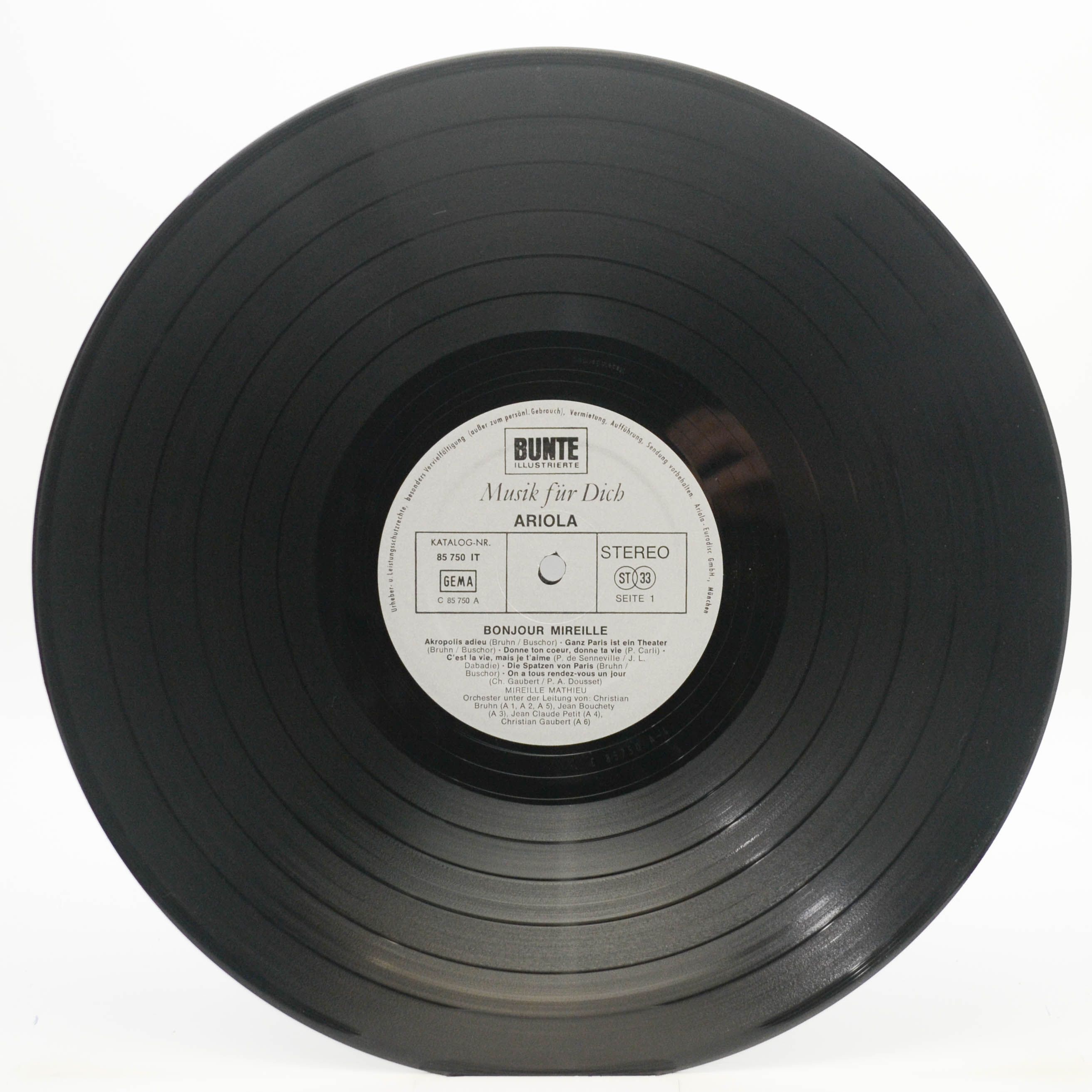 Mireille Mathieu — Bonjour Mireille (poster), 1971