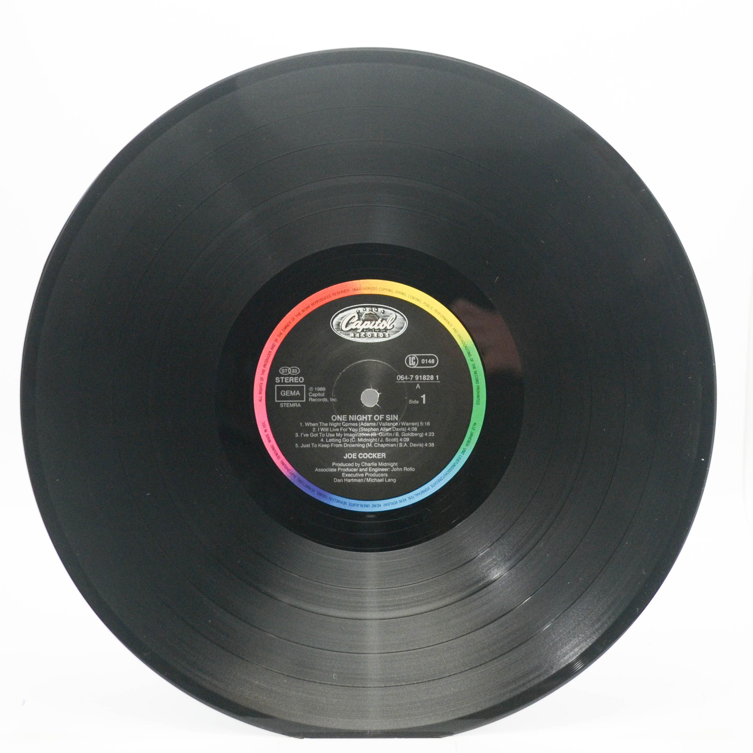 Joe Cocker — One Night Of Sin, 1989