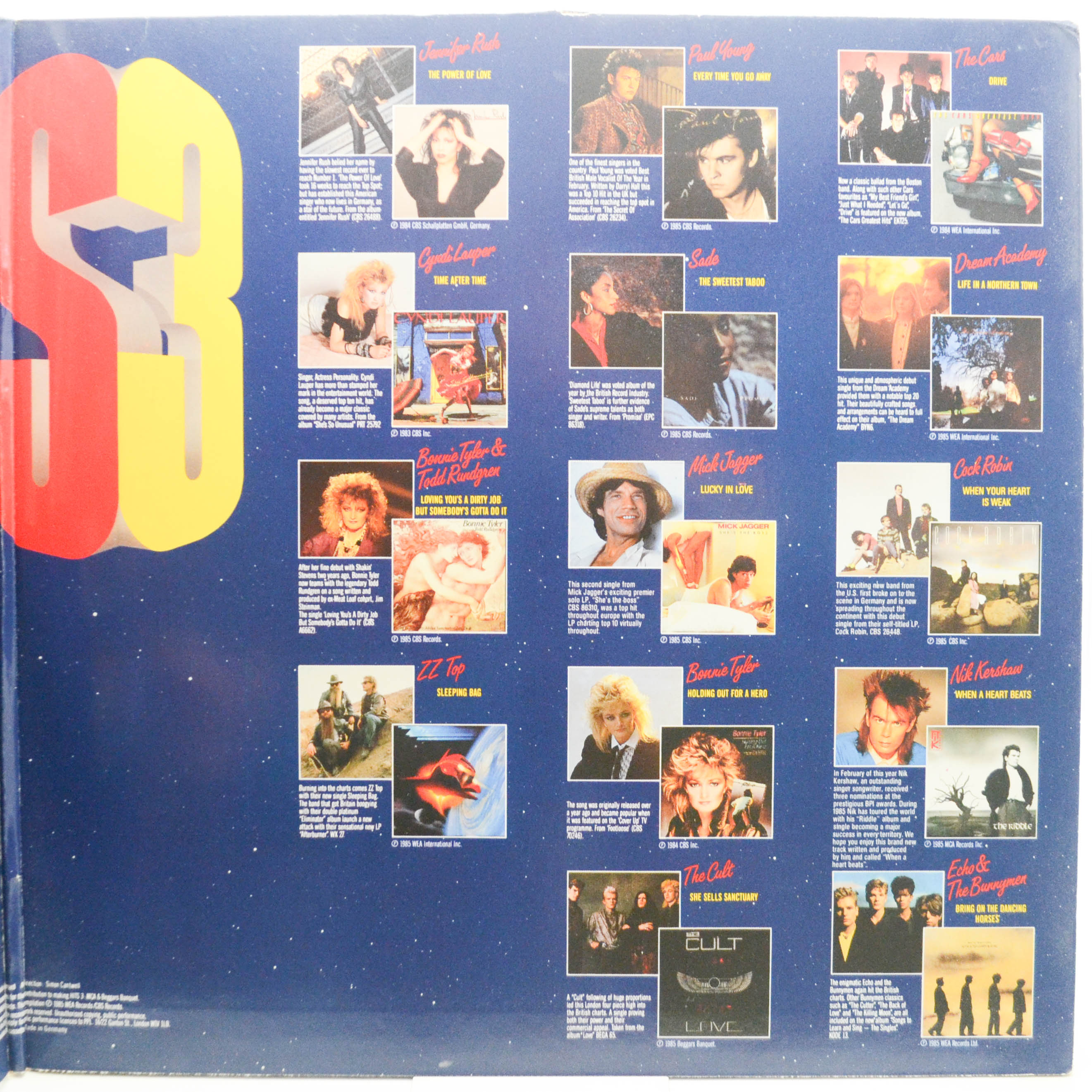 Various — Hits 3 - The Album (2LP), 1985