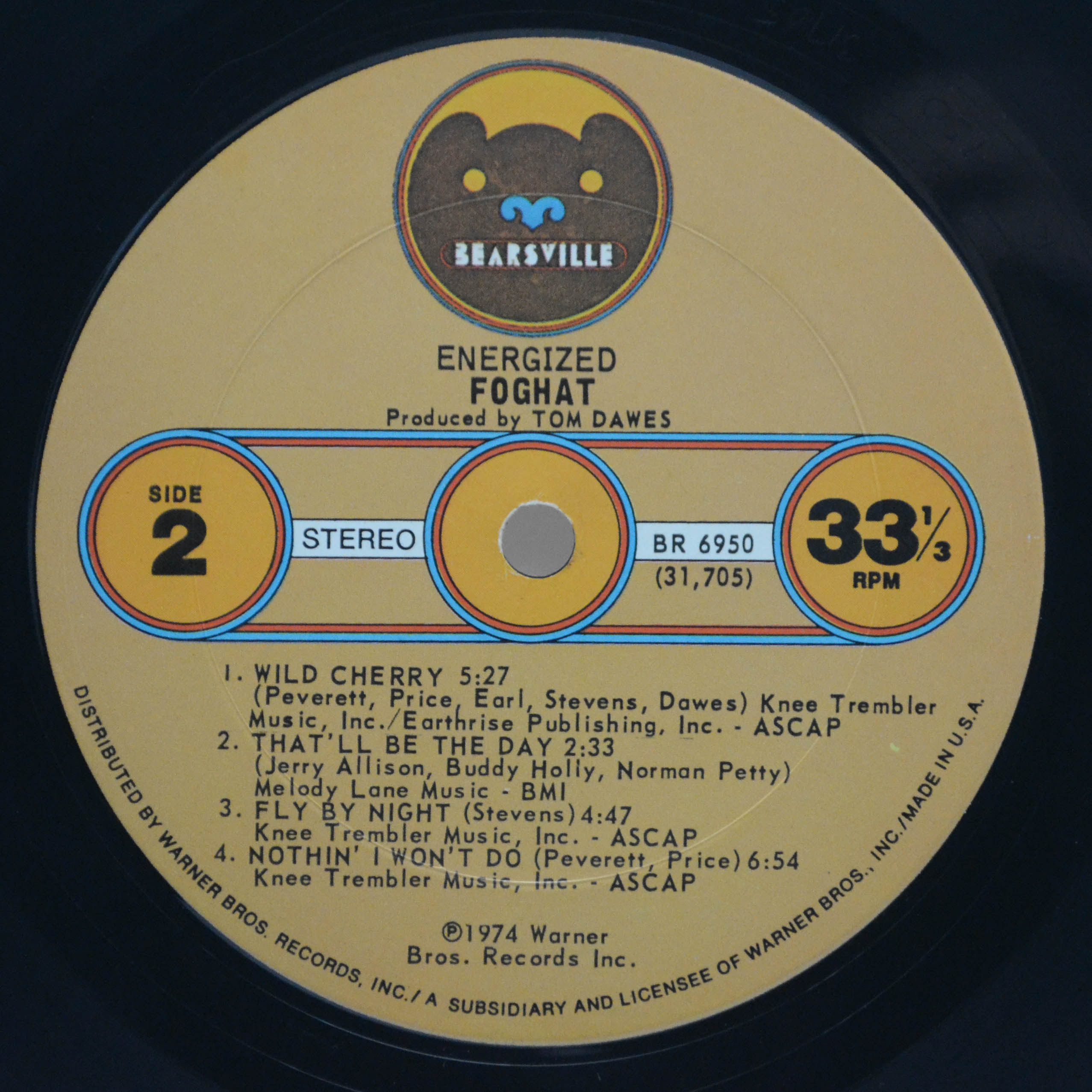 Foghat — Energized (USA), 1974