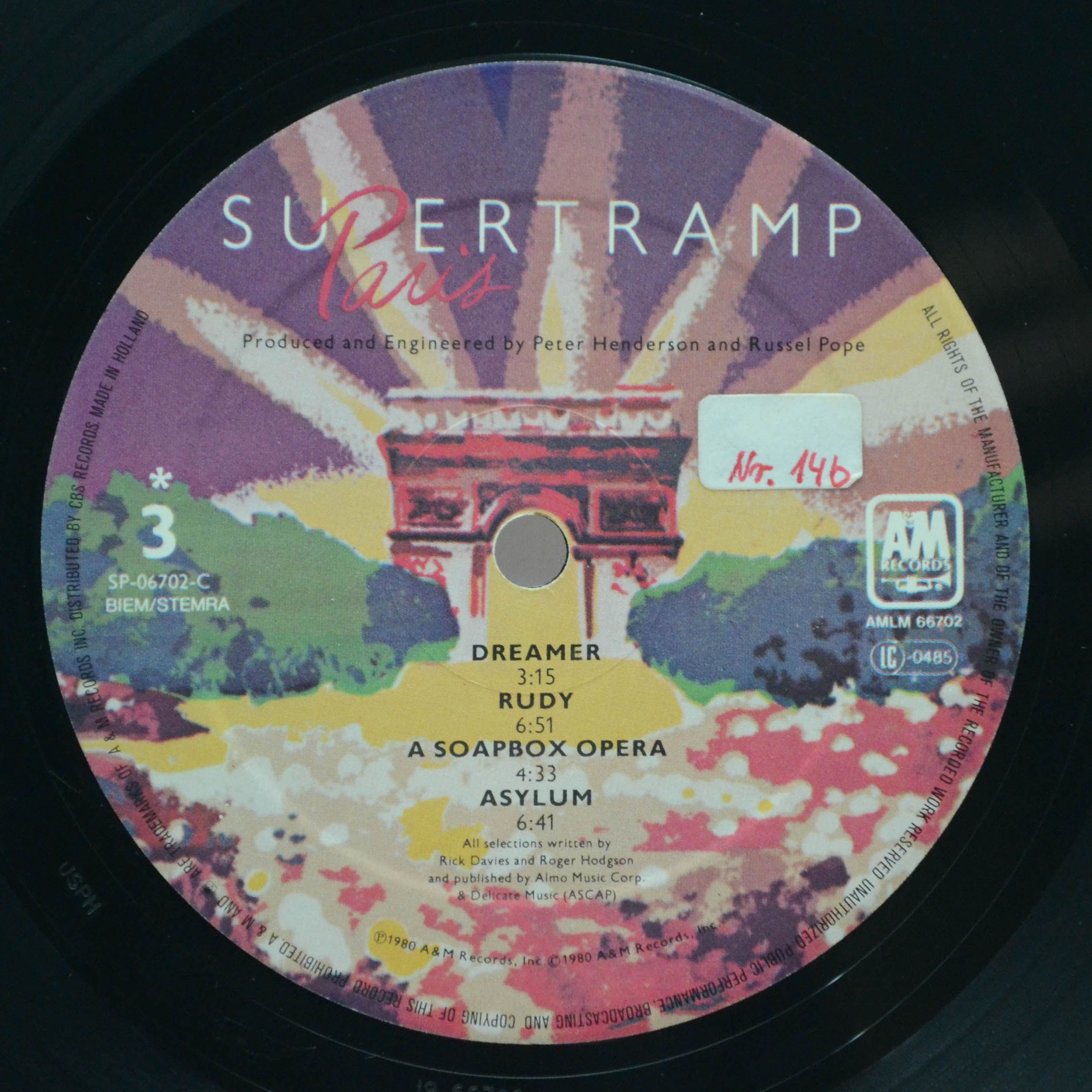Supertramp — Paris (2LP), 1980