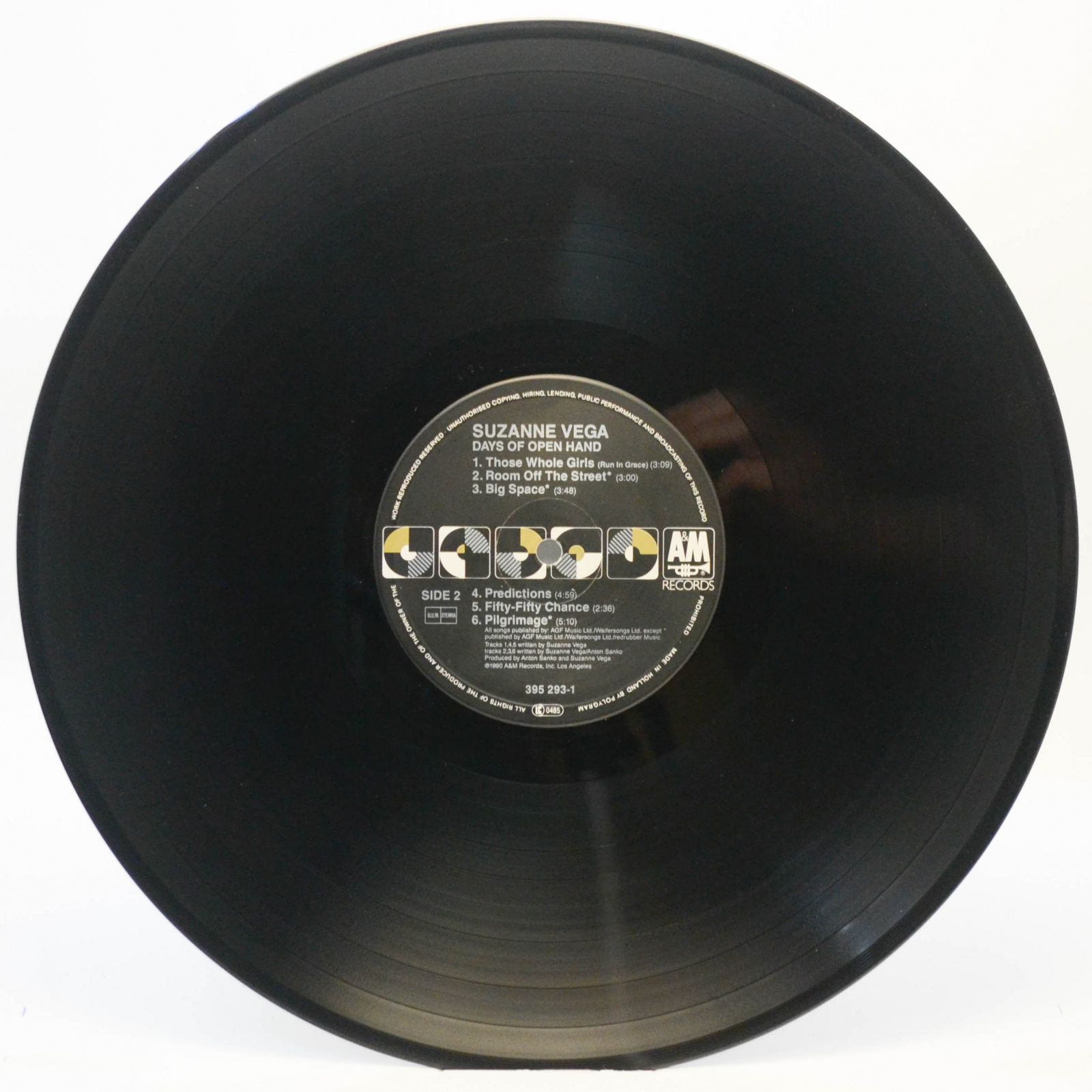 Suzanne Vega — Days Of Open Hand, 1990