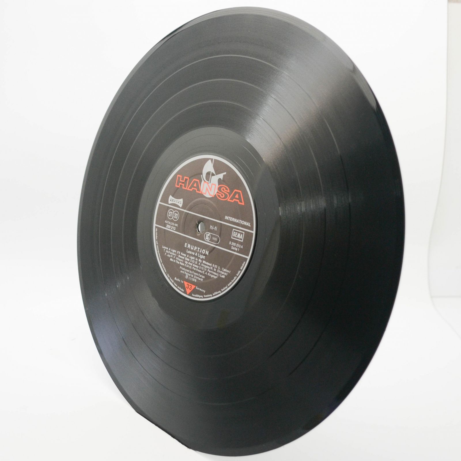 Eruption — Leave A Light (1-st, Germany), 1979