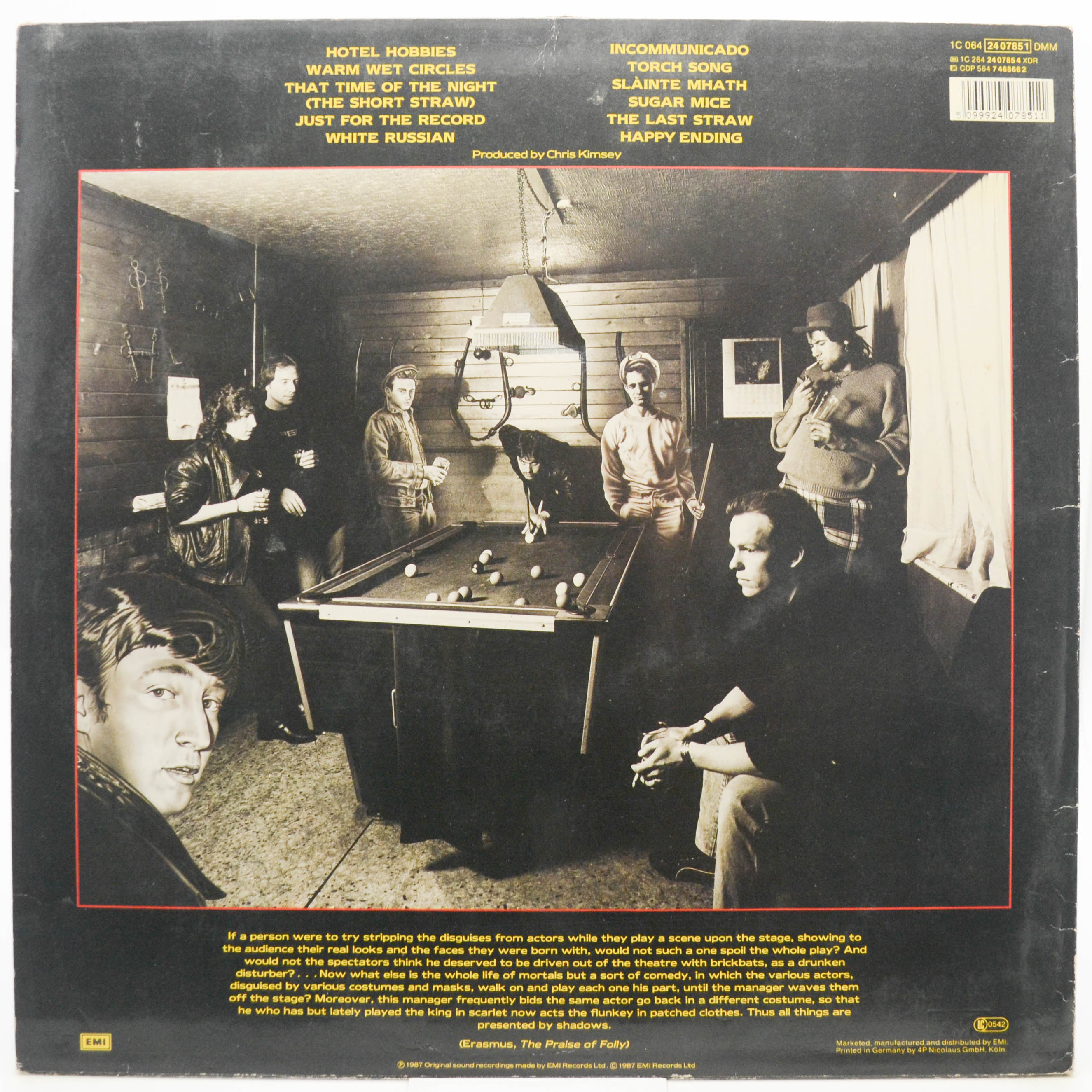 Marillion — Clutching At Straws, 1987