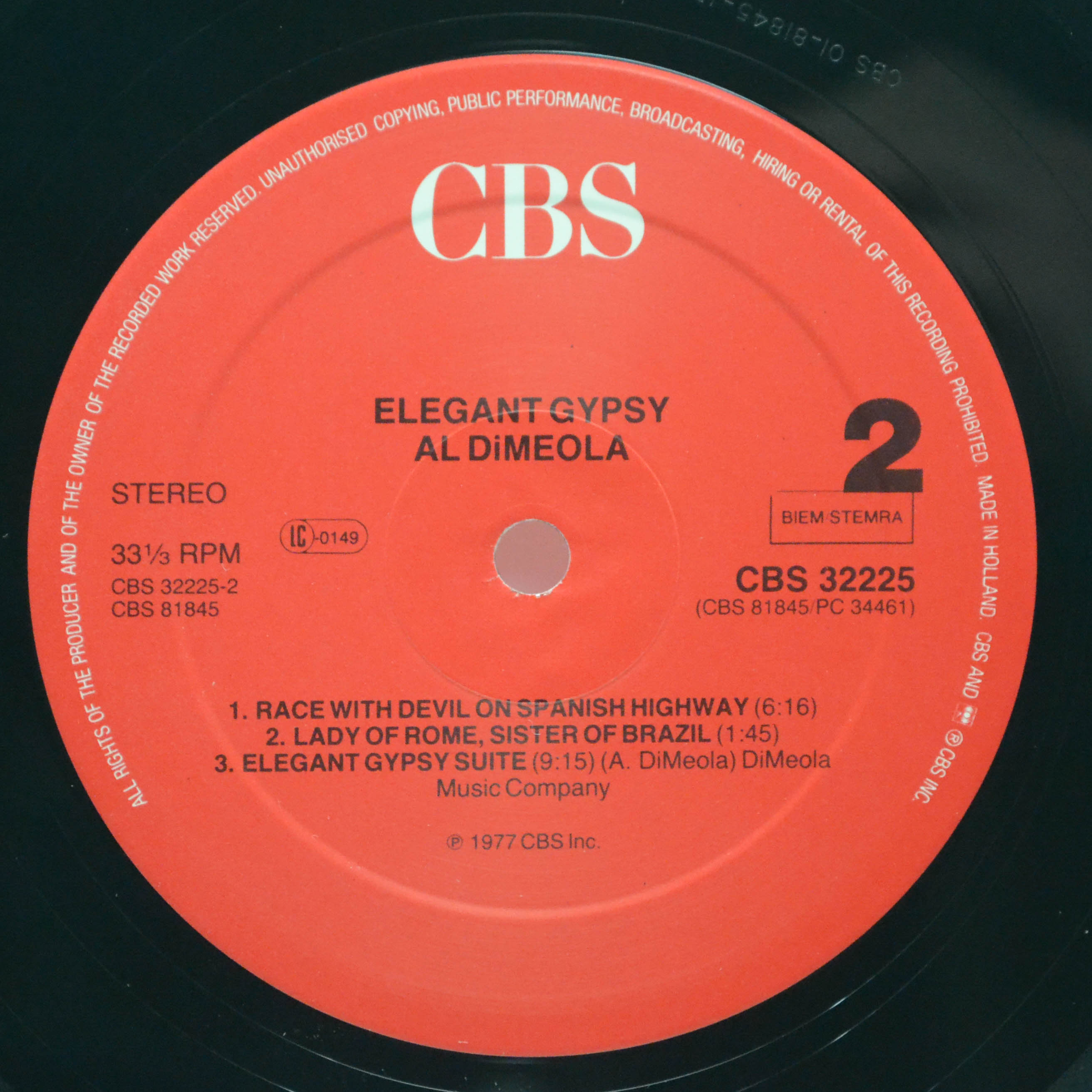 Al Di Meola — Elegant Gypsy, 1977