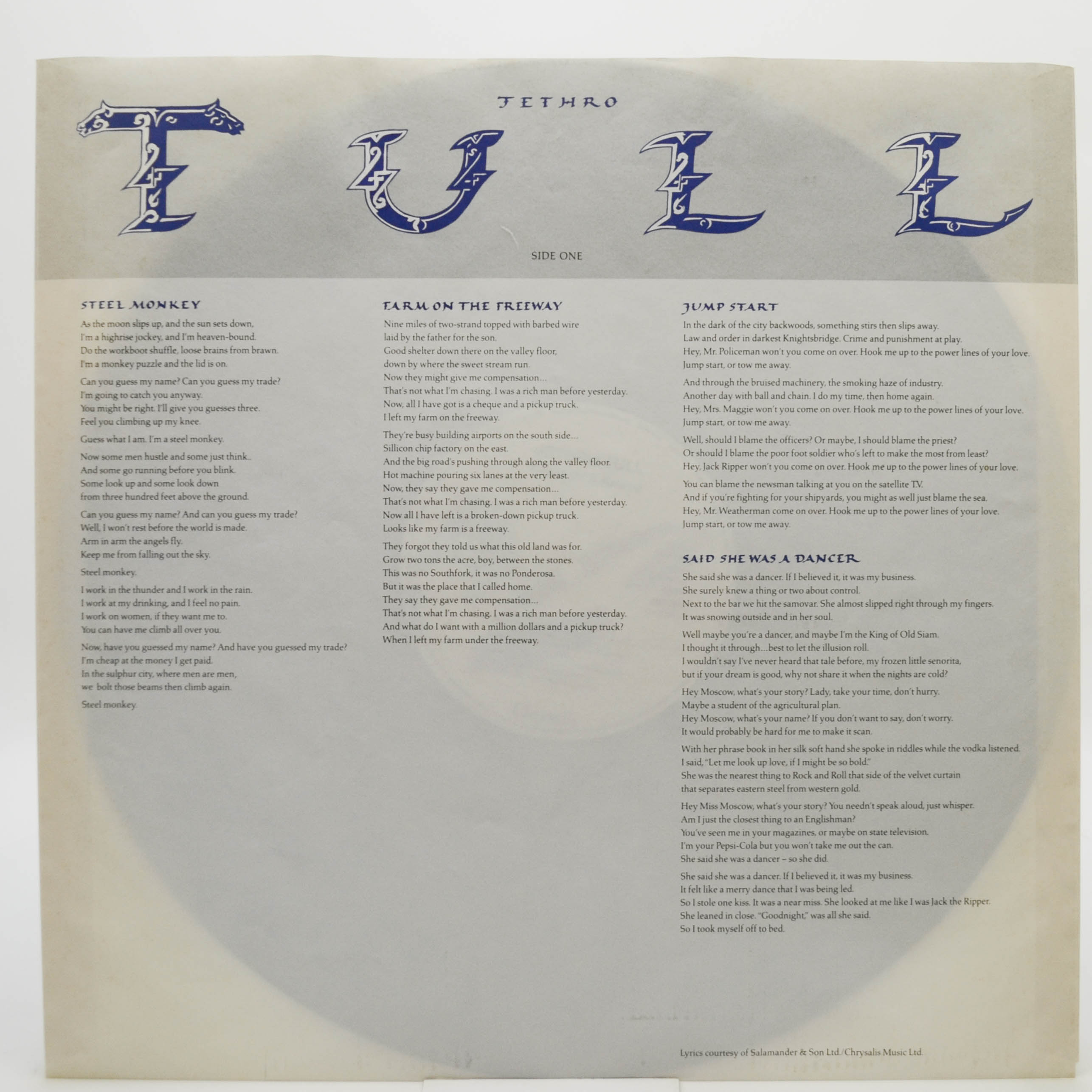 Jethro Tull — Crest Of A Knave, 1987