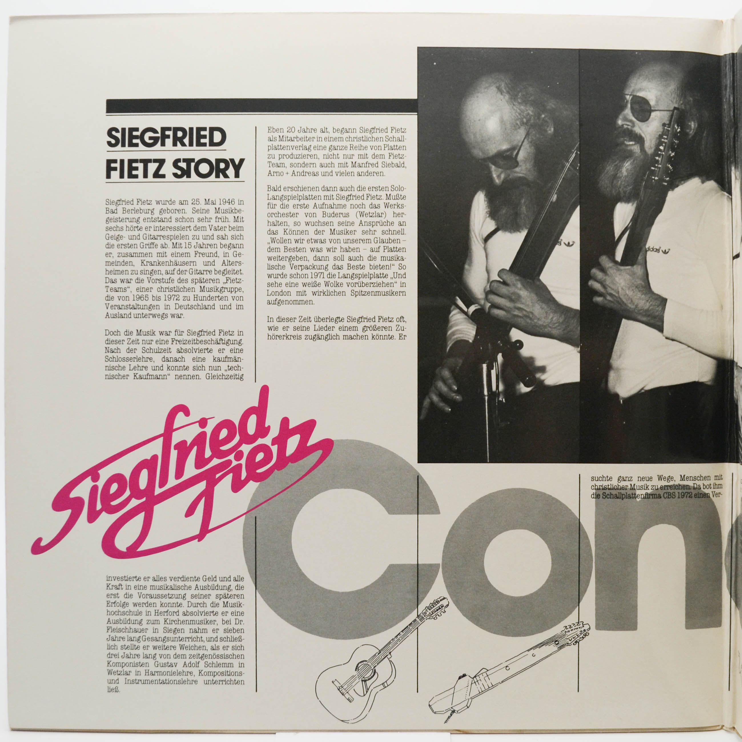 Siegfried Fietz — In Concert (2LP), 1980