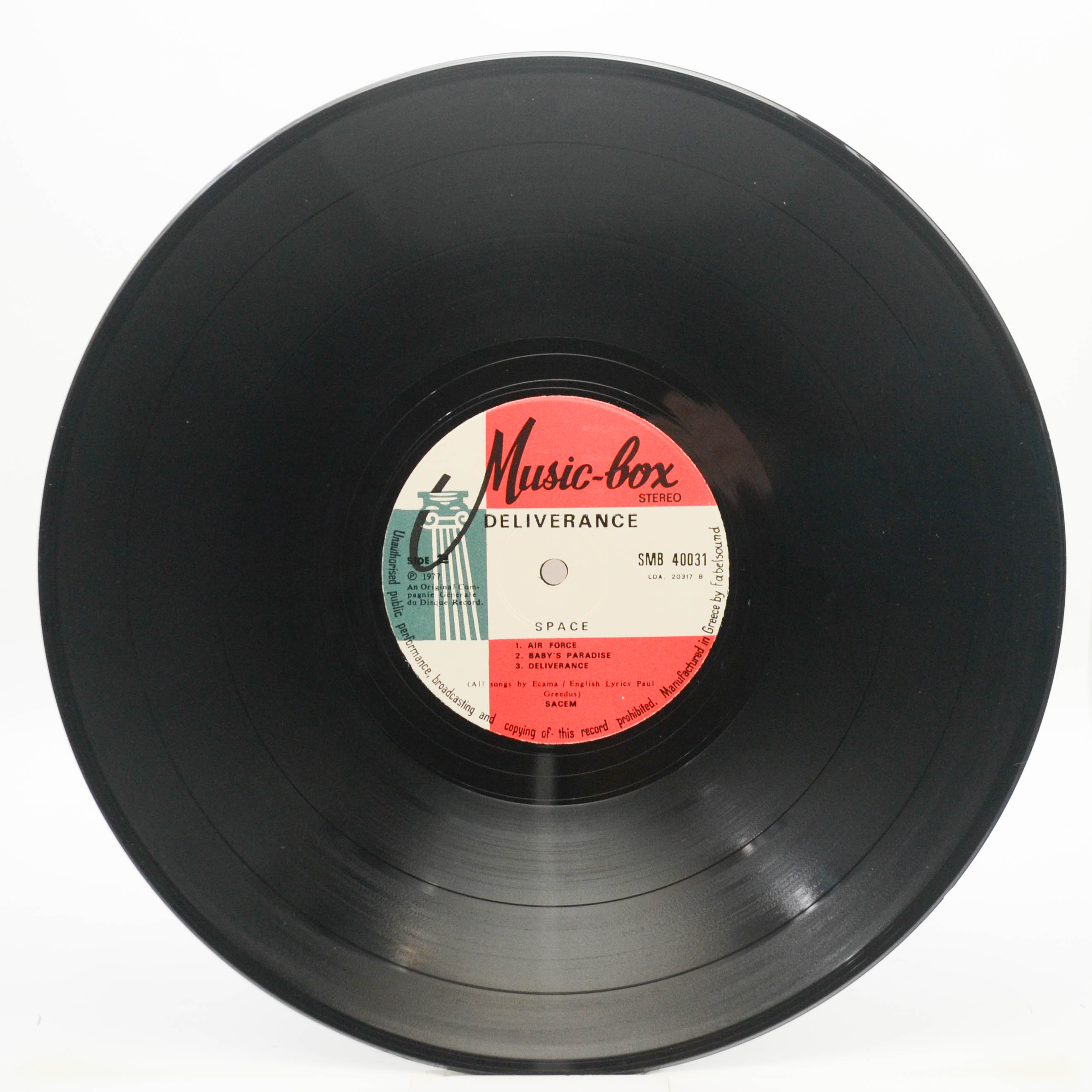 Space — Deliverance, 1978