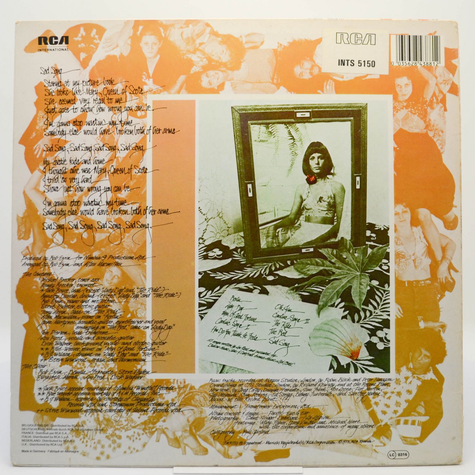 Lou Reed — Berlin, 1973