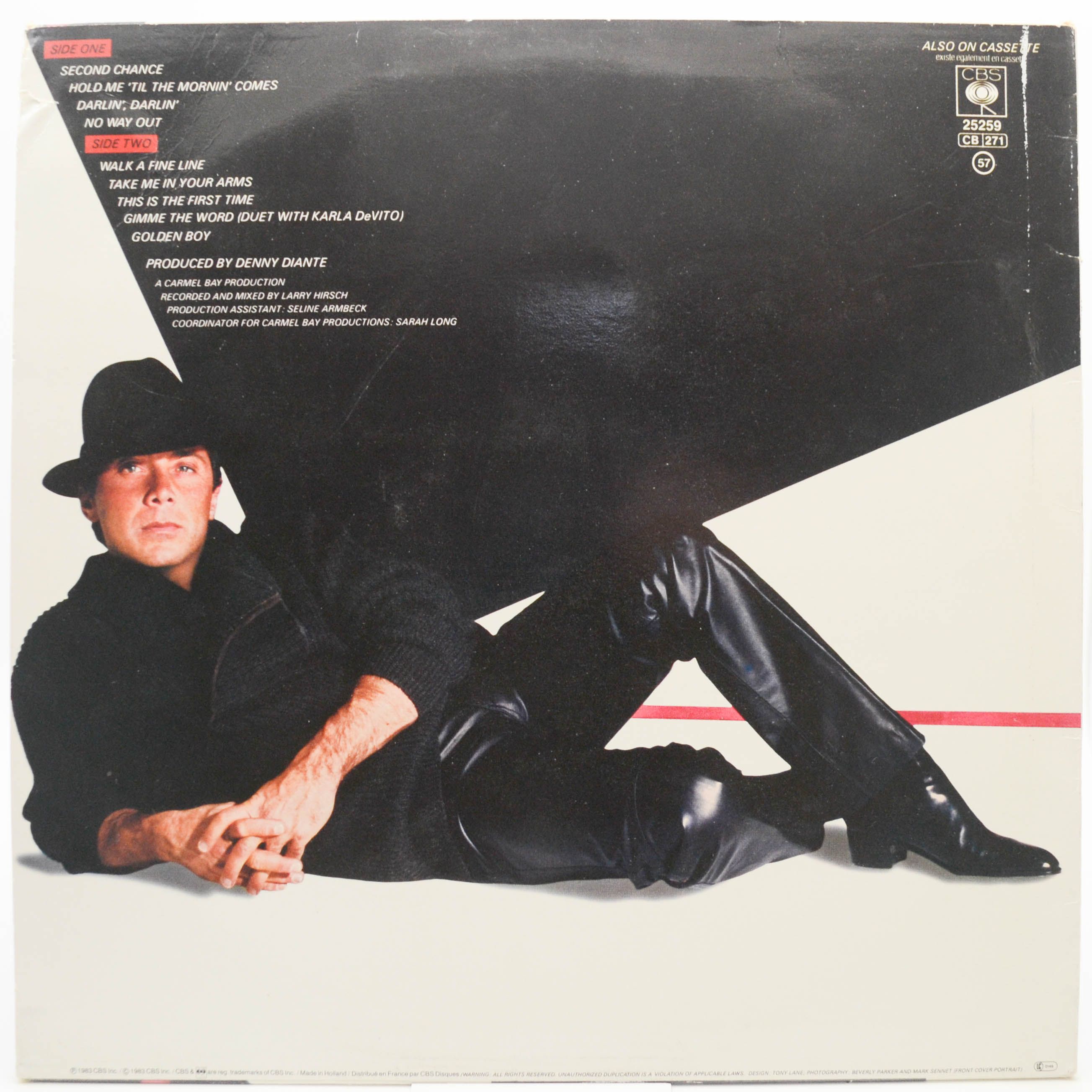 Paul Anka — Walk A Fine Line, 1983