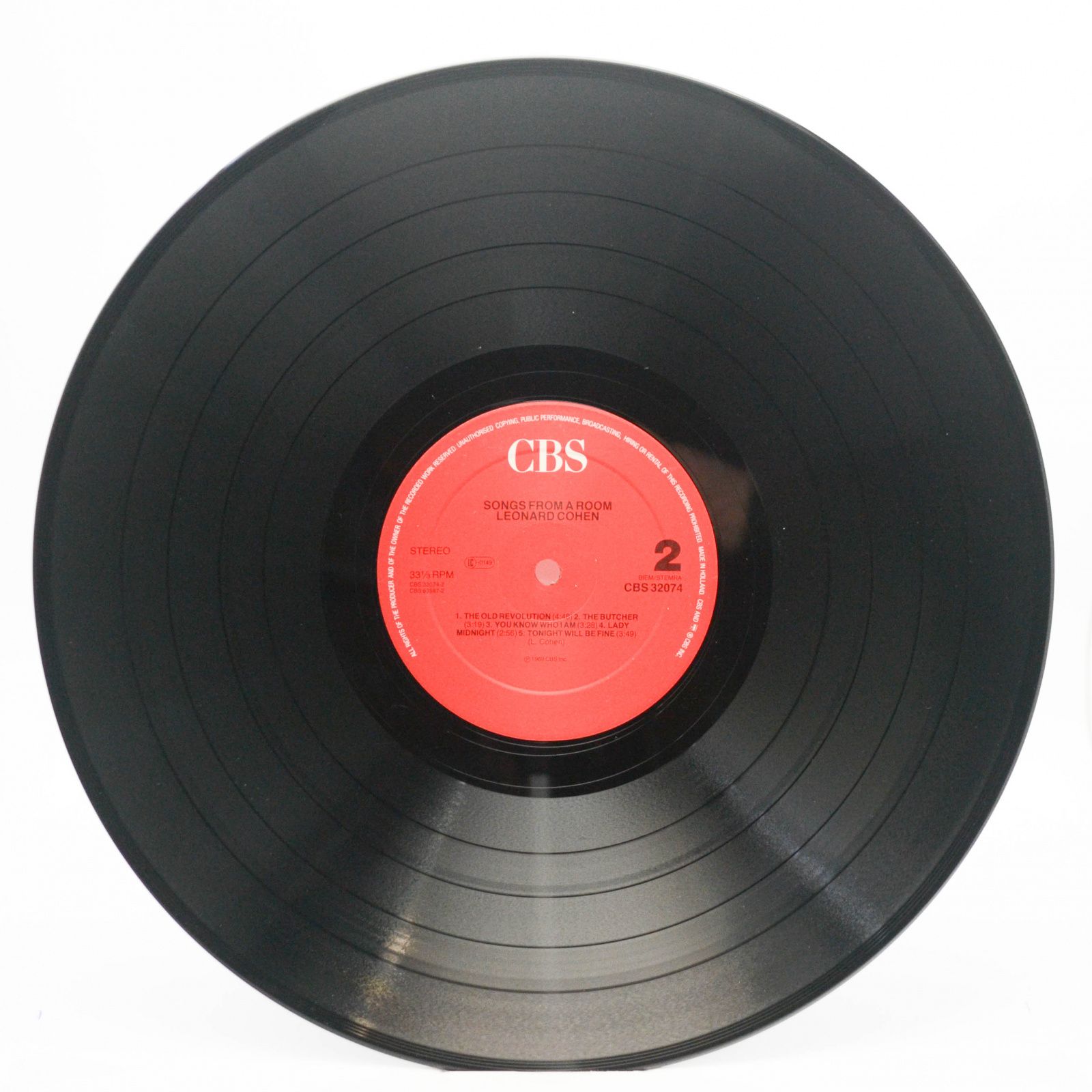 Leonard Cohen — Songs From A Room, 1969