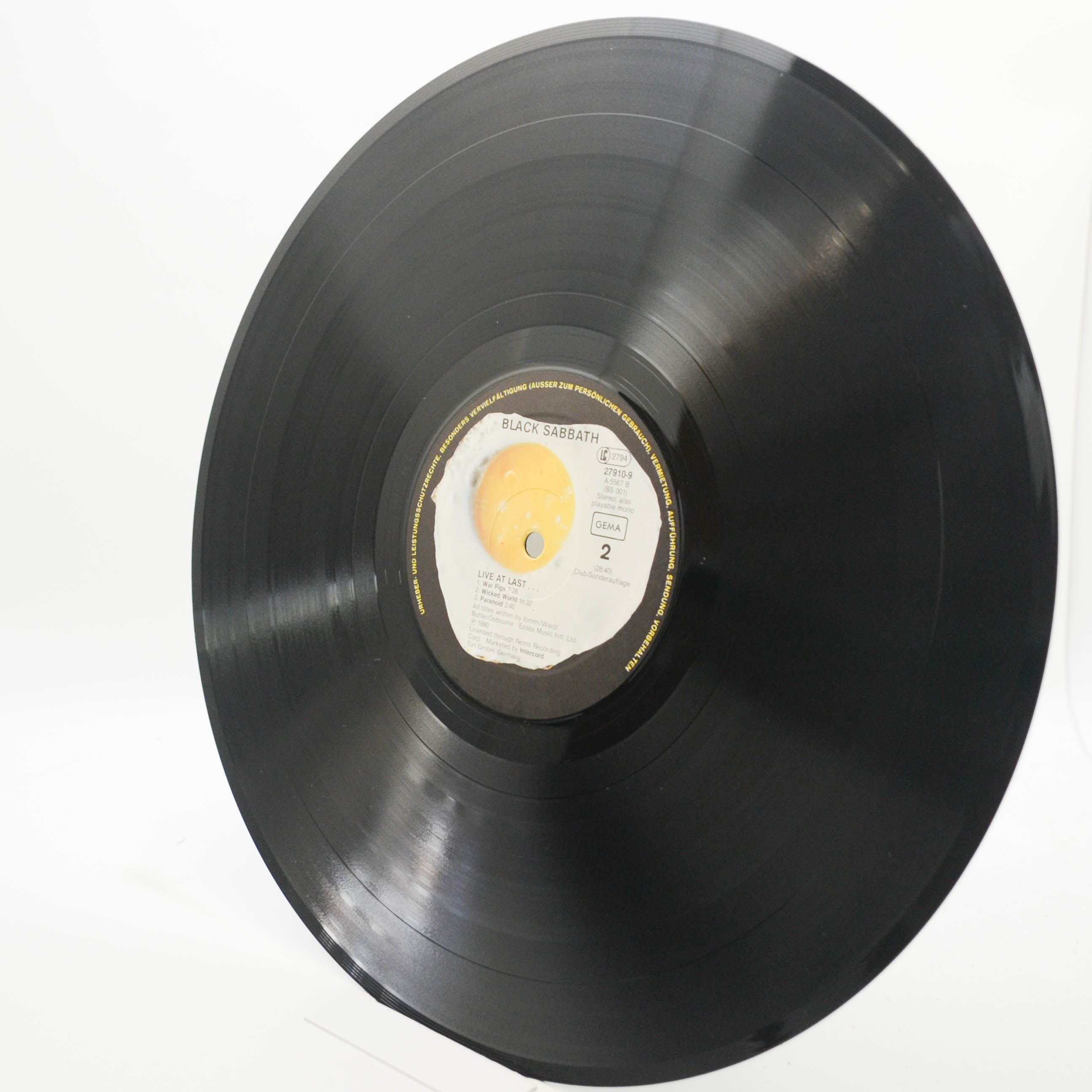 Black Sabbath — Live At Last, 1980