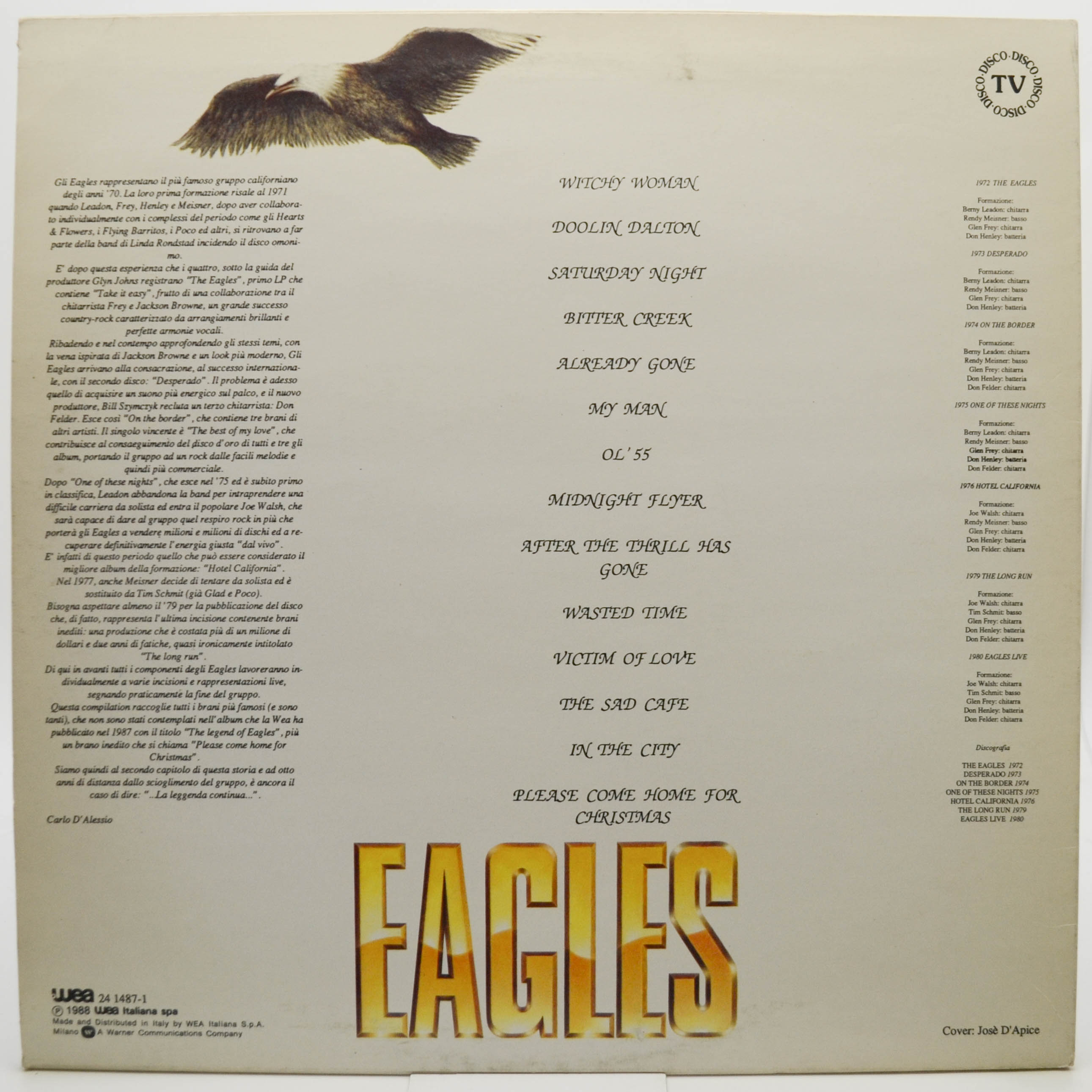 Eagles — The Second Collection, 1988