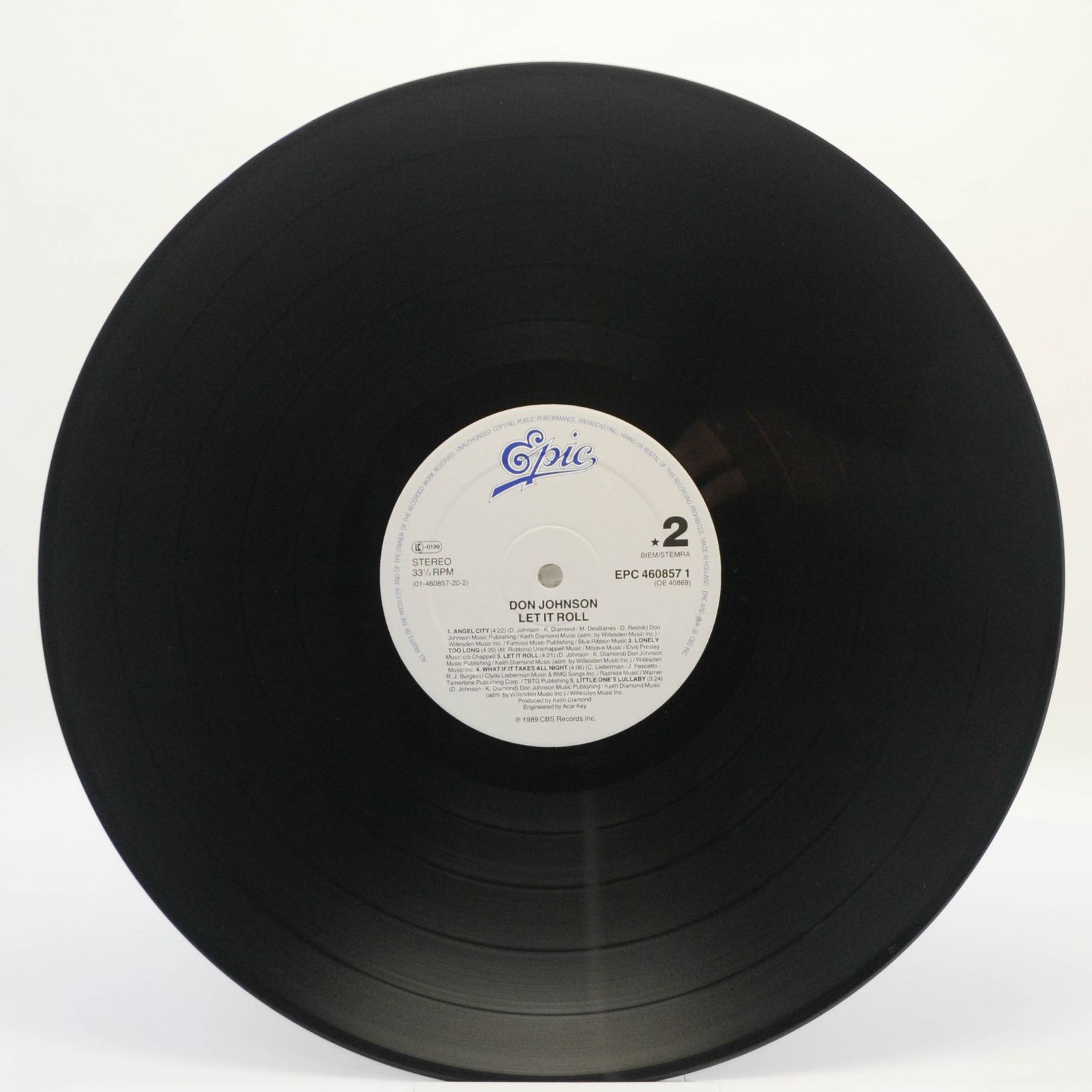 Don Johnson — Let It Roll, 1989