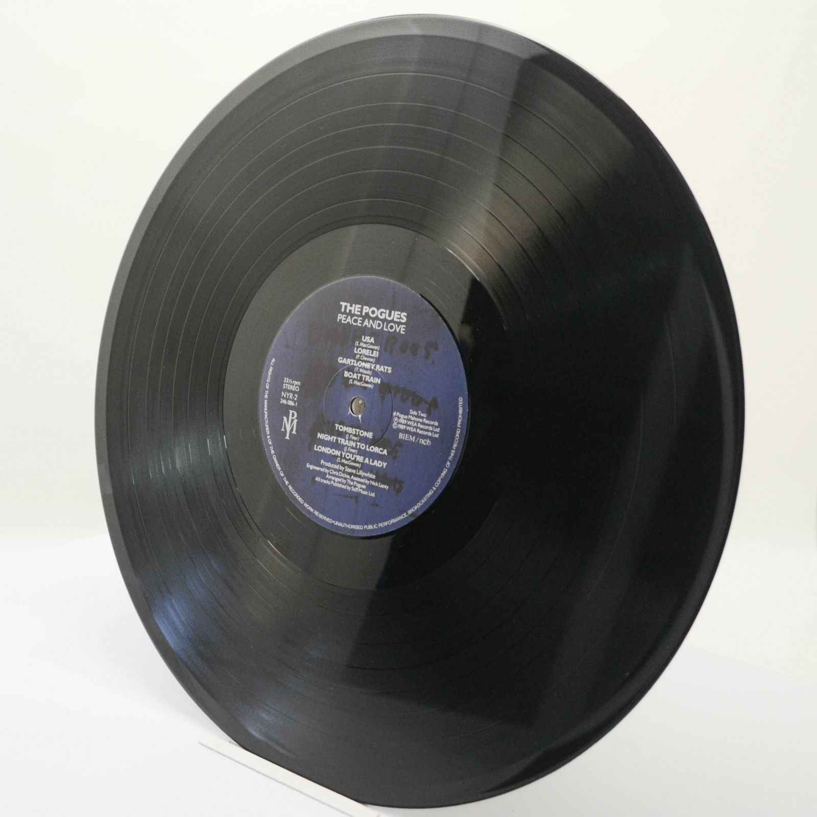 Pogues — Peace And Love, 1989