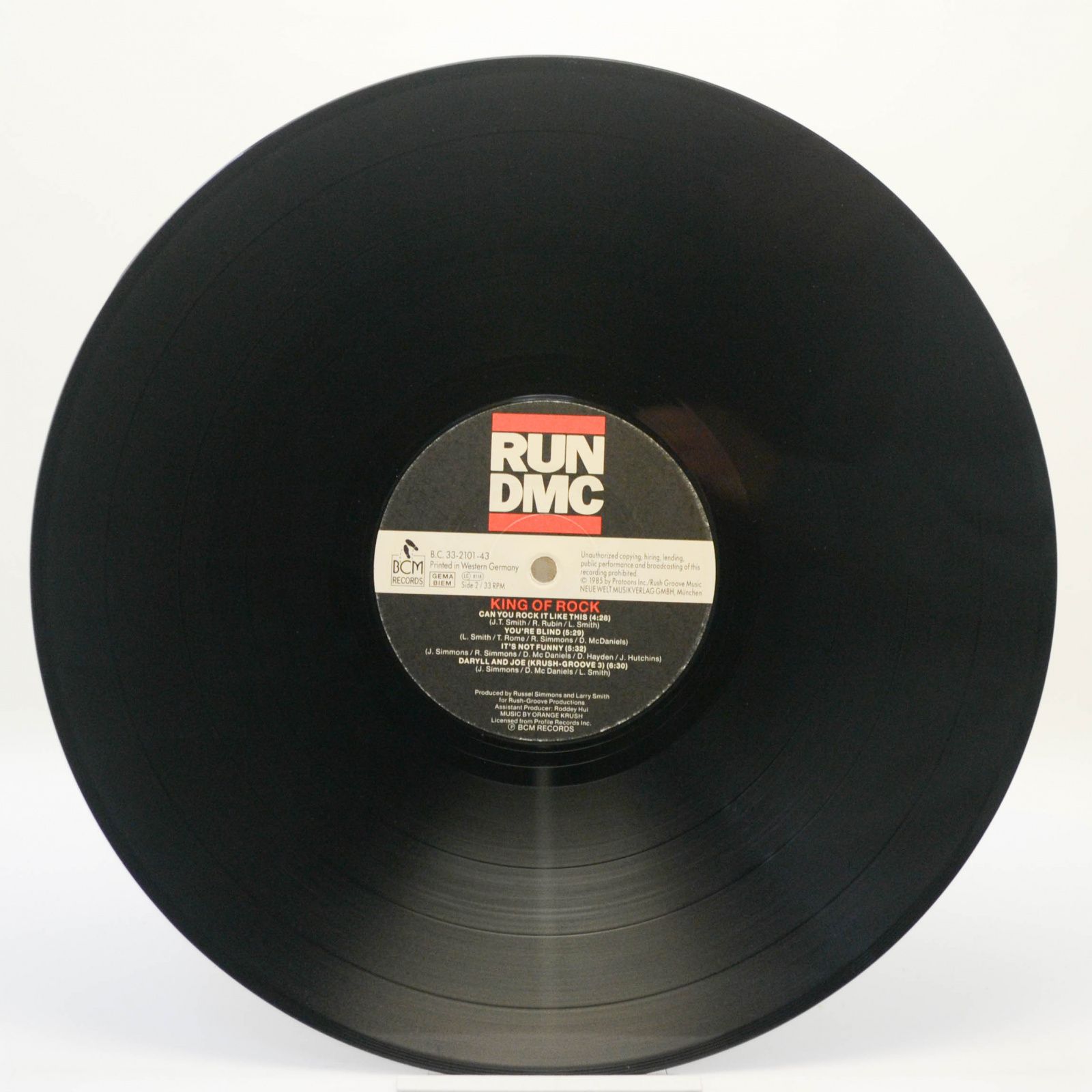 Run-D.M.C. — King Of Rock, 1988