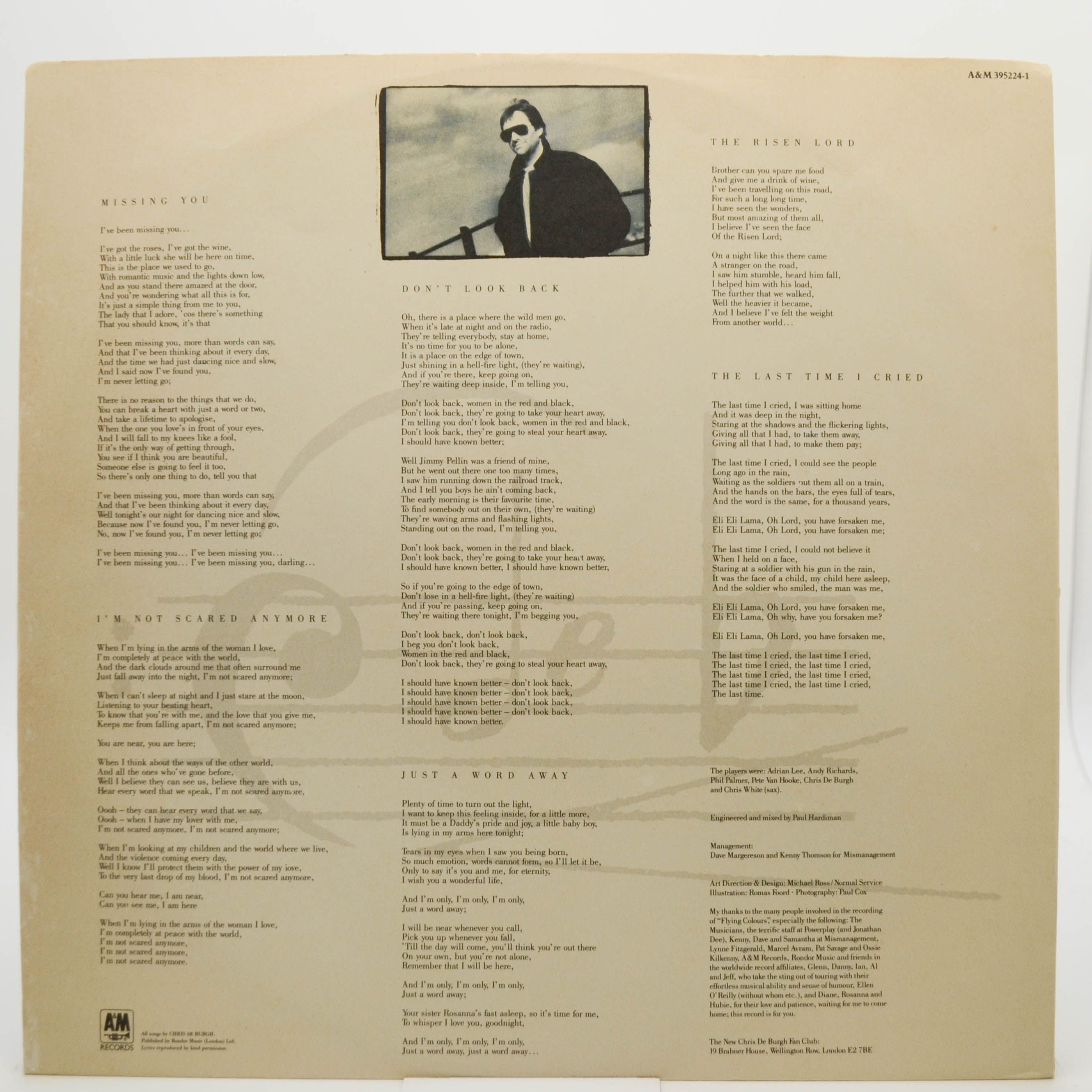 Chris de Burgh — Flying Colours, 1988