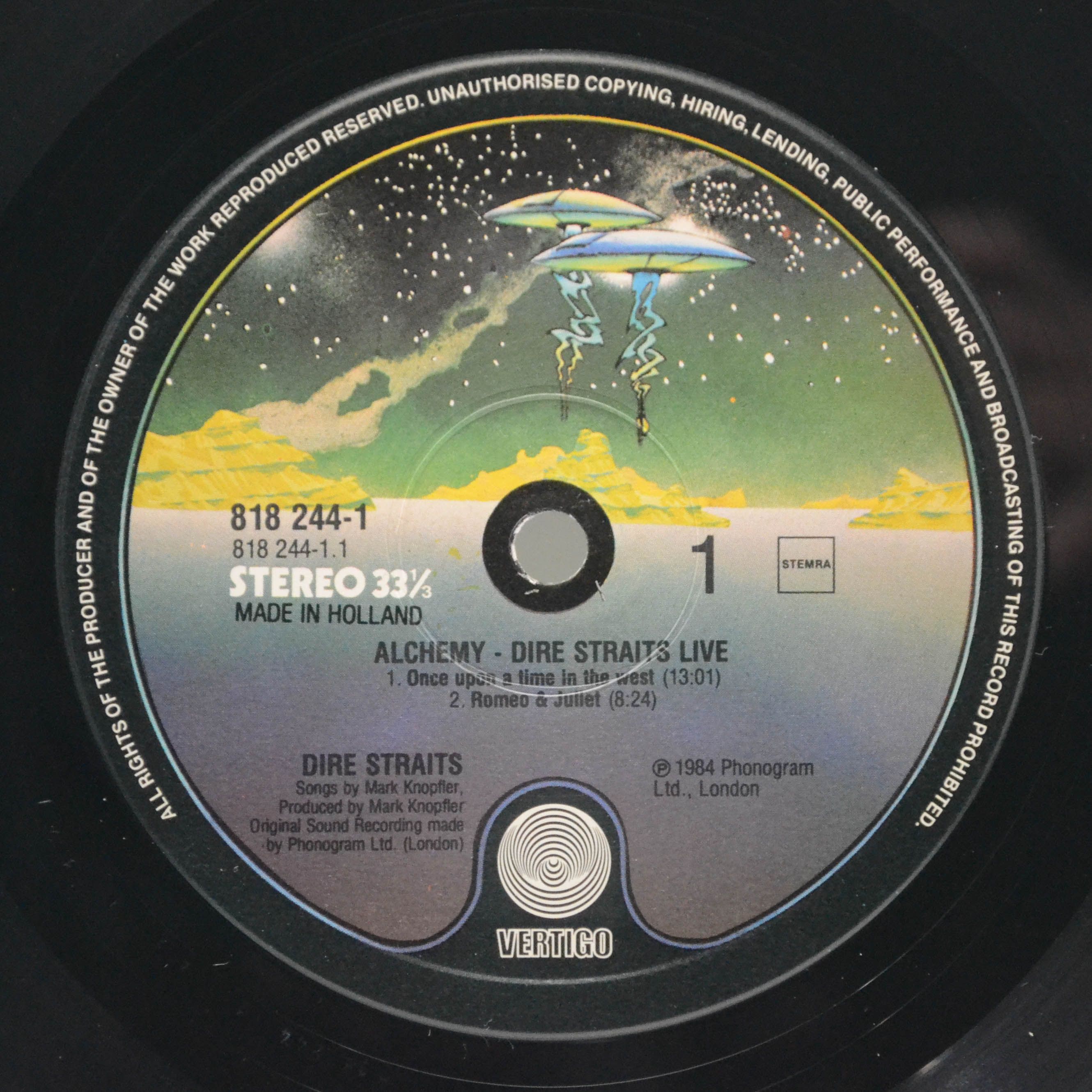 Dire Straits — Alchemy - Dire Straits Live (2LP), 1984