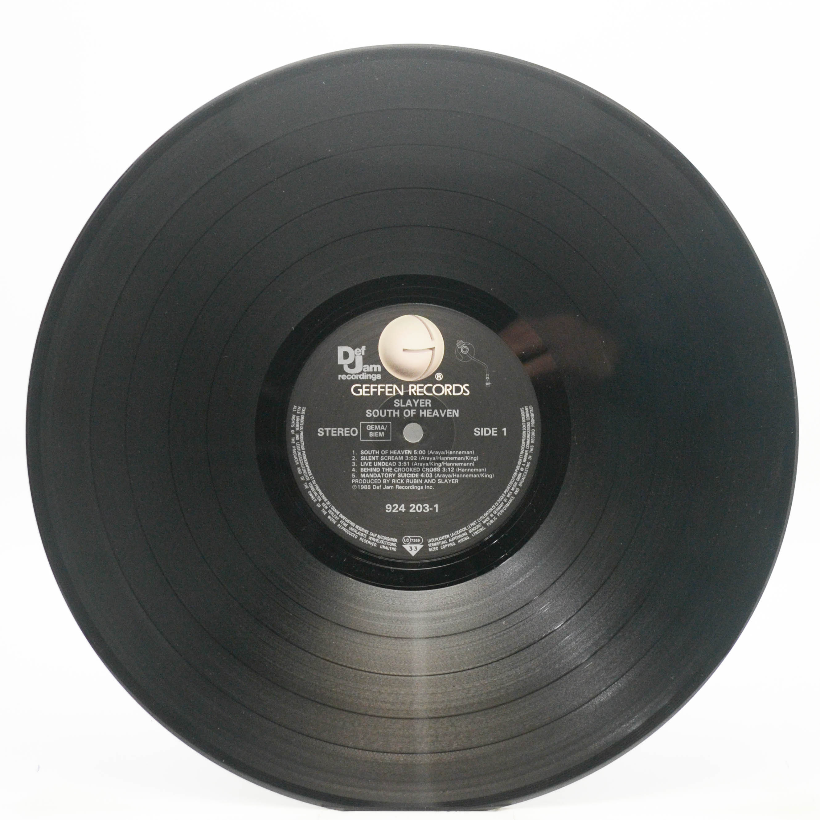 Slayer — South Of Heaven, 1988