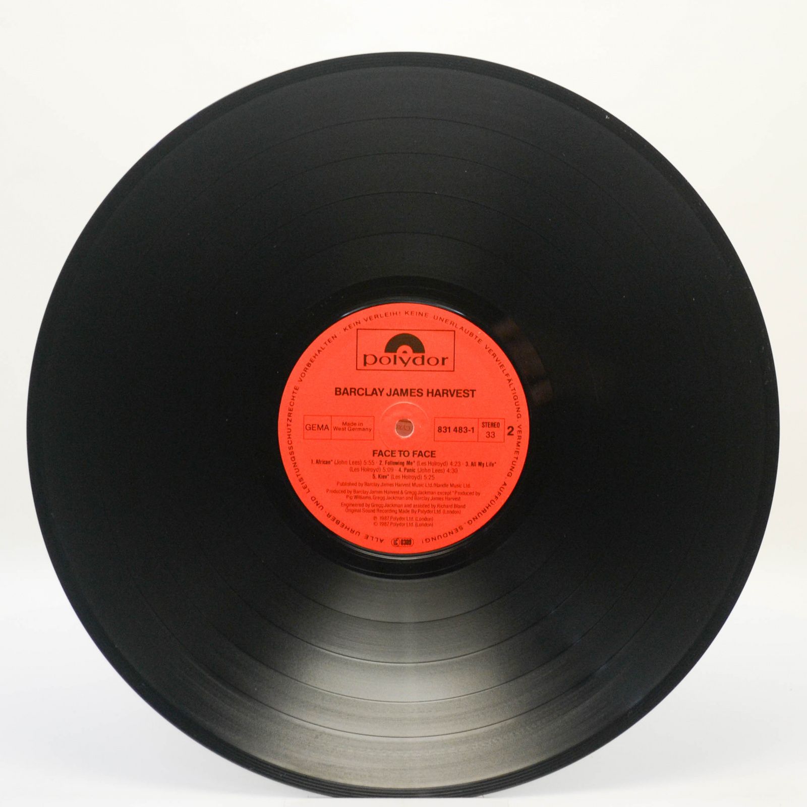 Barclay James Harvest — Face To Face, 1987