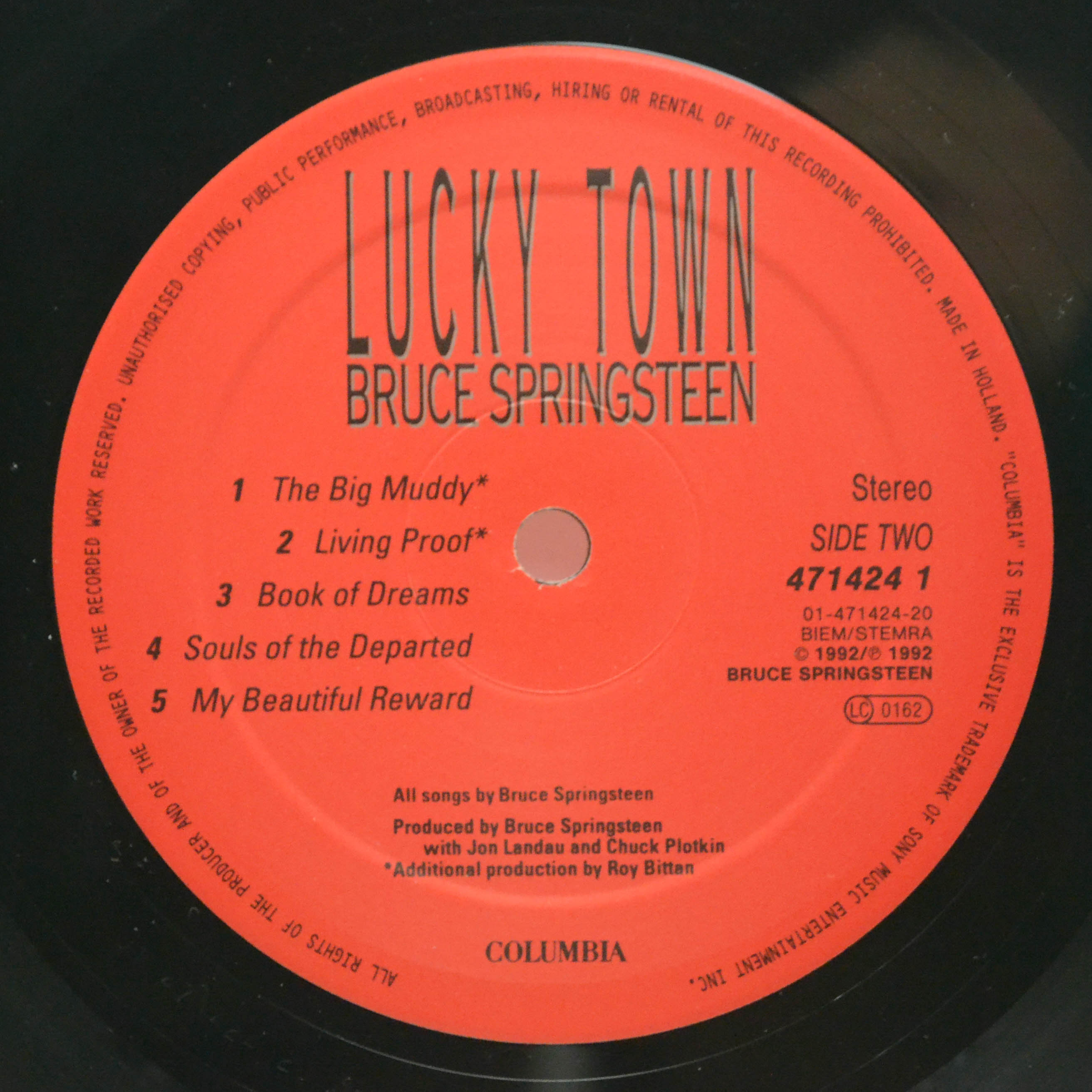 Bruce Springsteen — Lucky Town, 1992