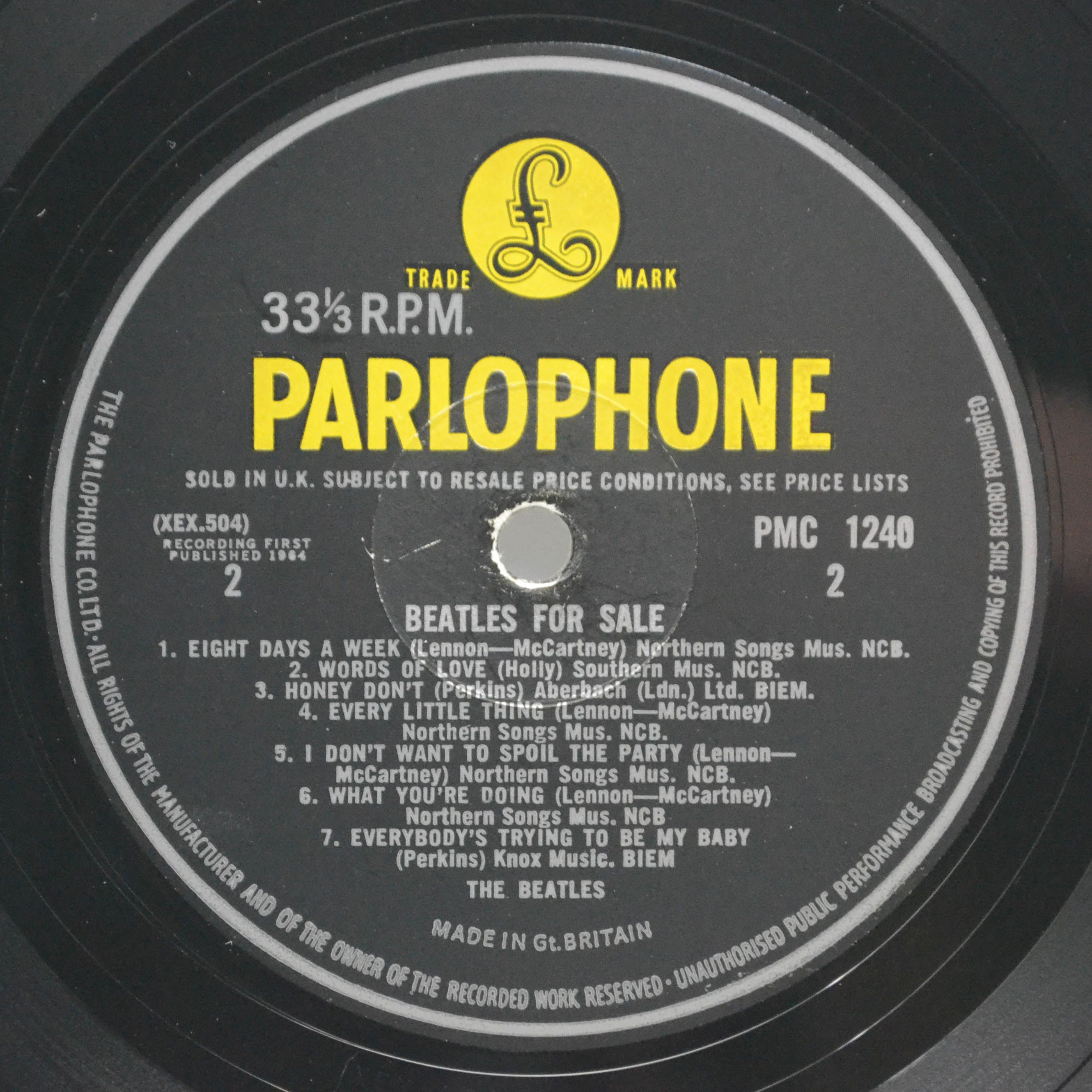 Beatles — Beatles For Sale (UK), 1964