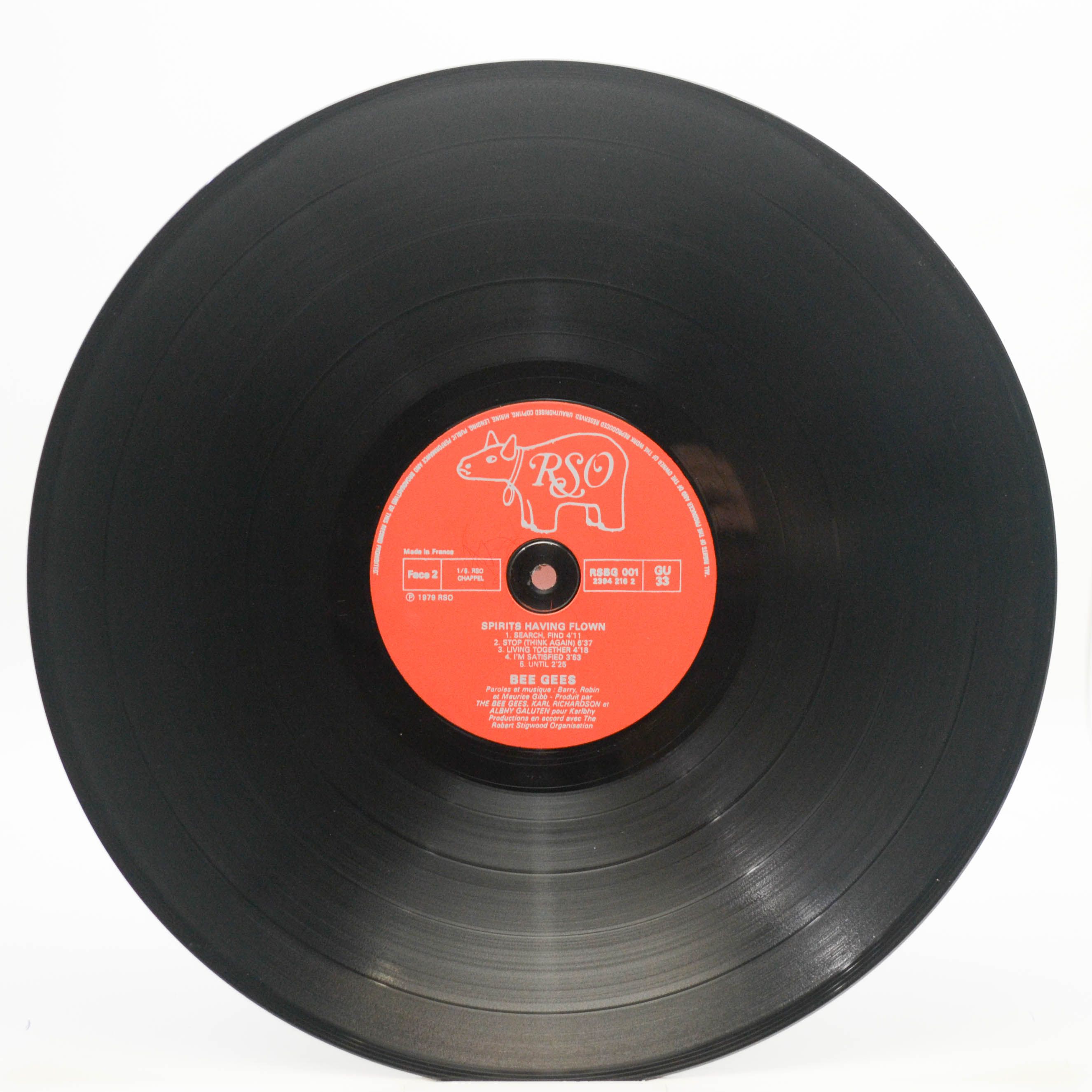 Bee Gees — Spirits Having Flown (UK), 1979