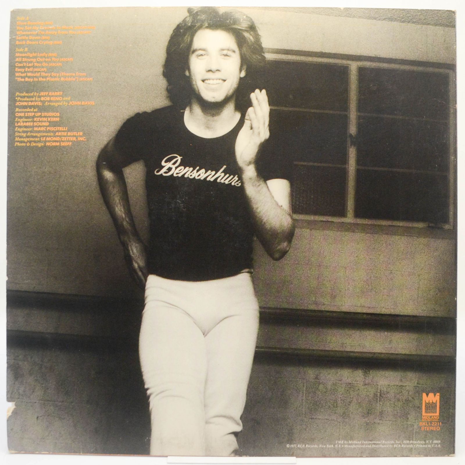 John Travolta — Can't Let You Go, 1977