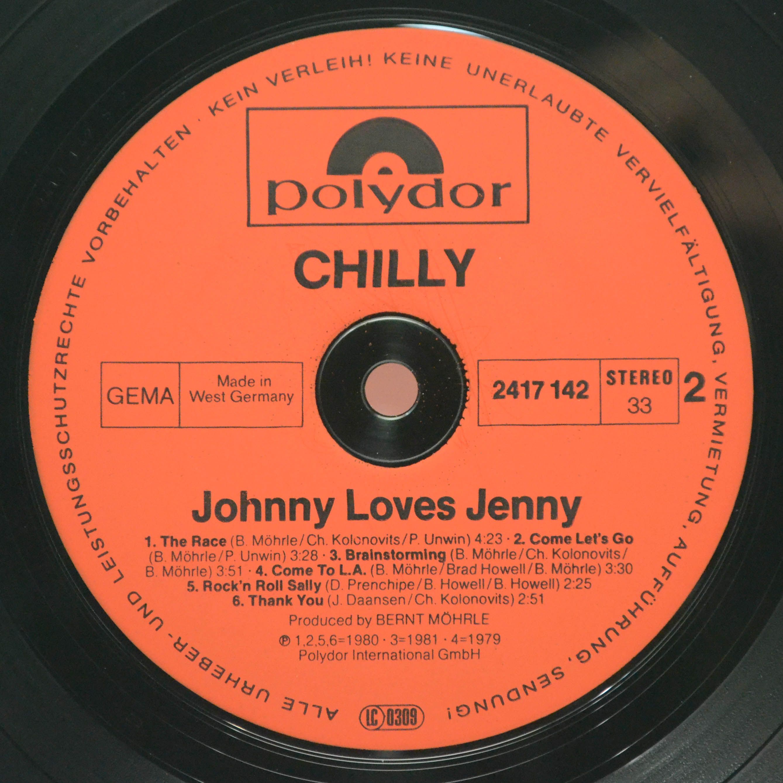 Chilly — Johnny Loves Jenny, 1981