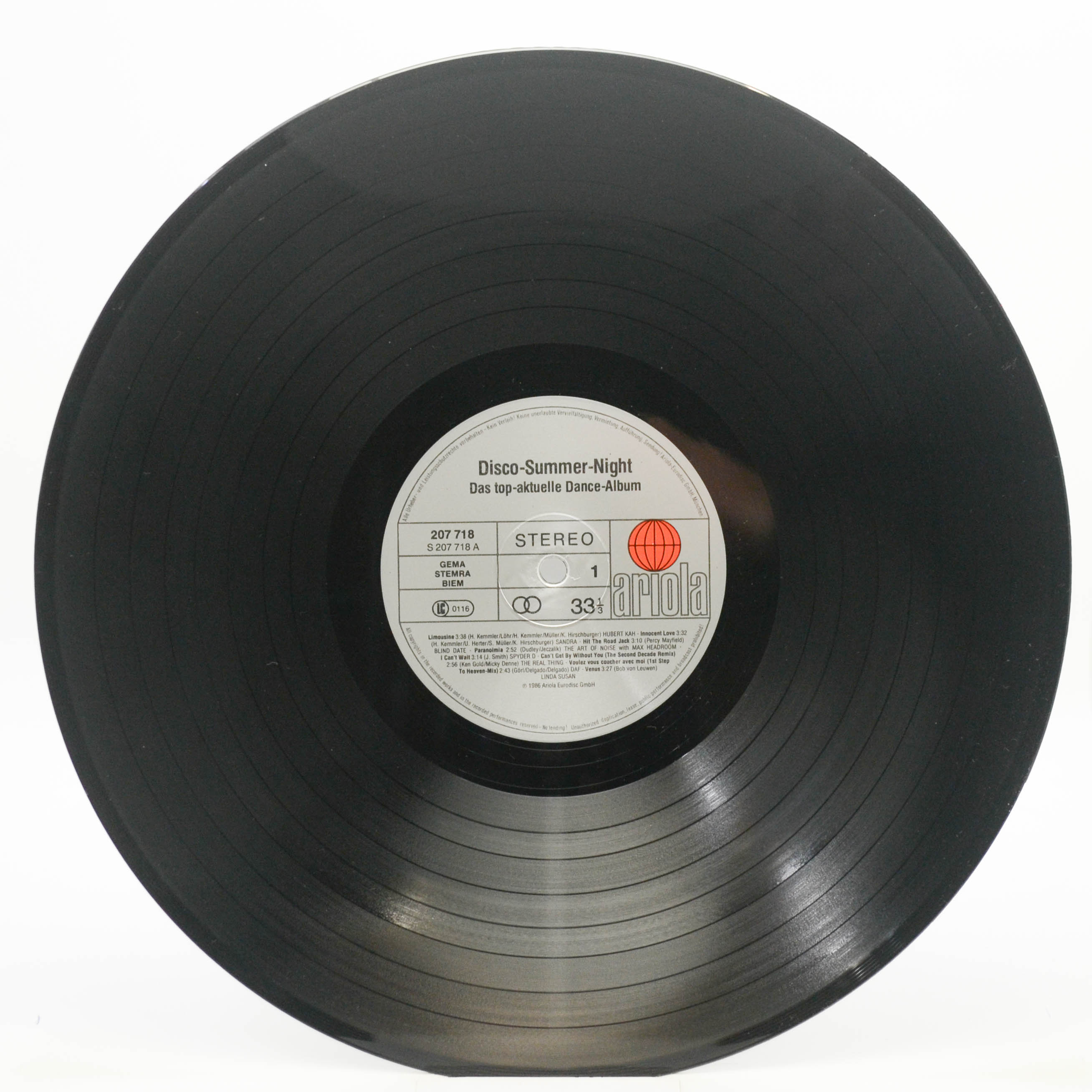 Various — Disco-Summer-Night, 1986