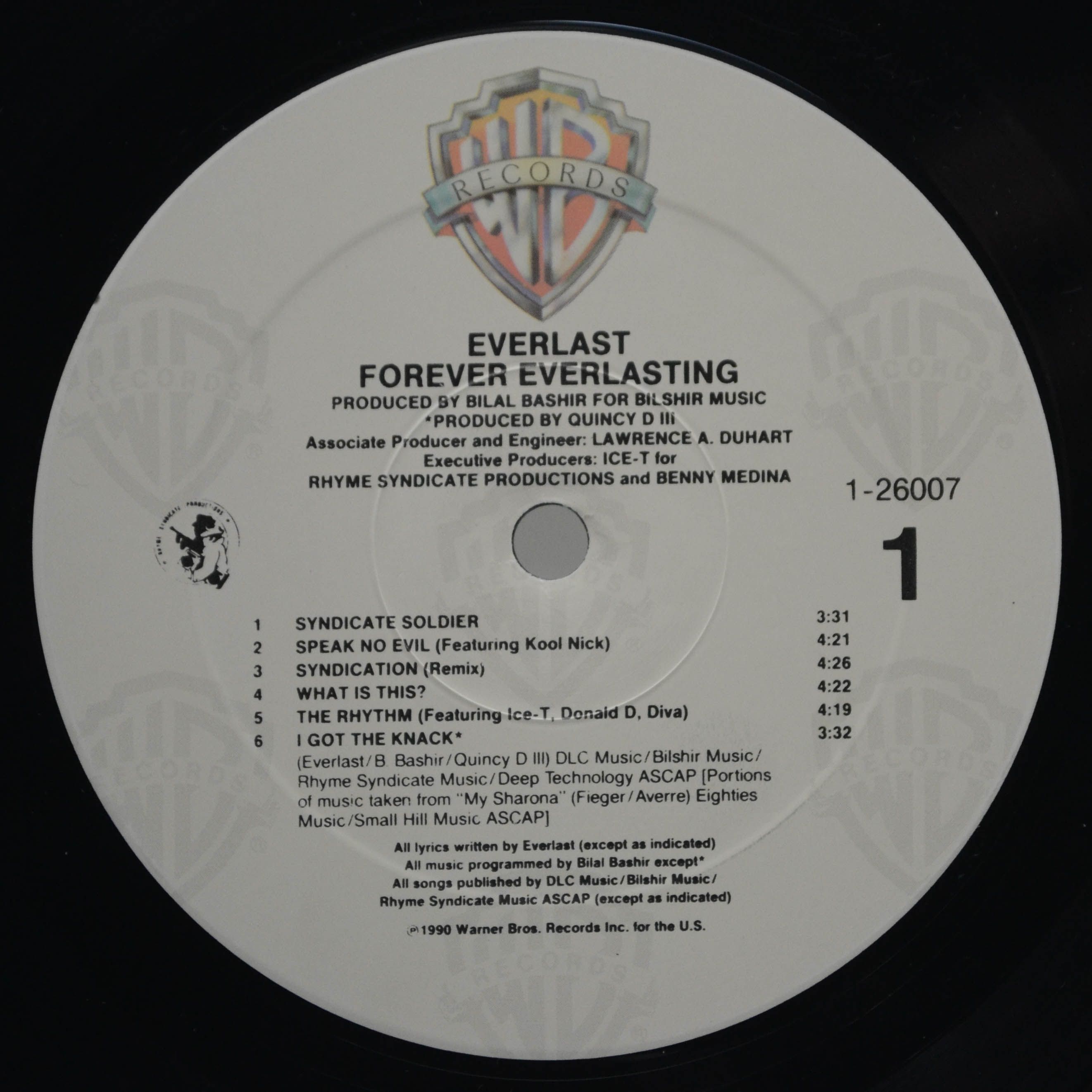 Everlast — Forever Everlasting (1-st, USA), 1990
