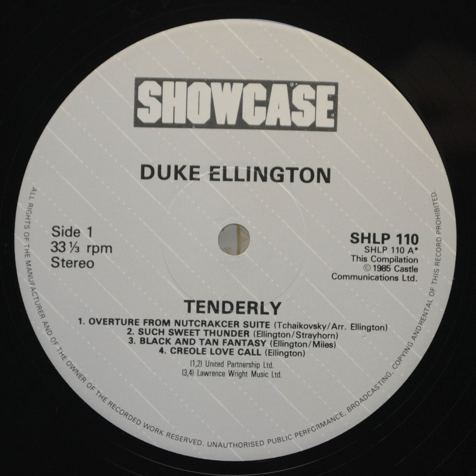 Duke Ellington — Tenderly, 1985