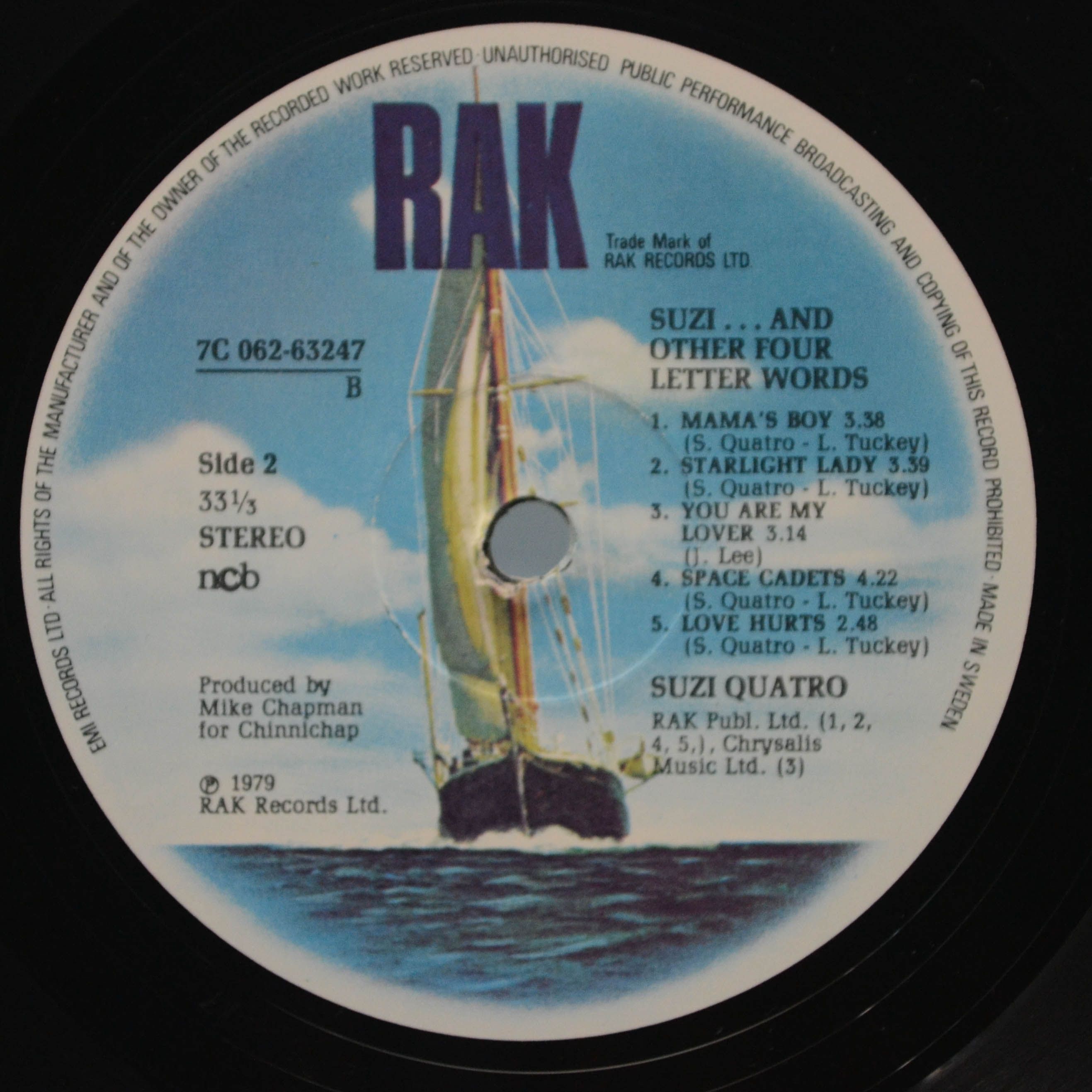 Suzi Quatro — Suzi... And Other Four Letter, 1979