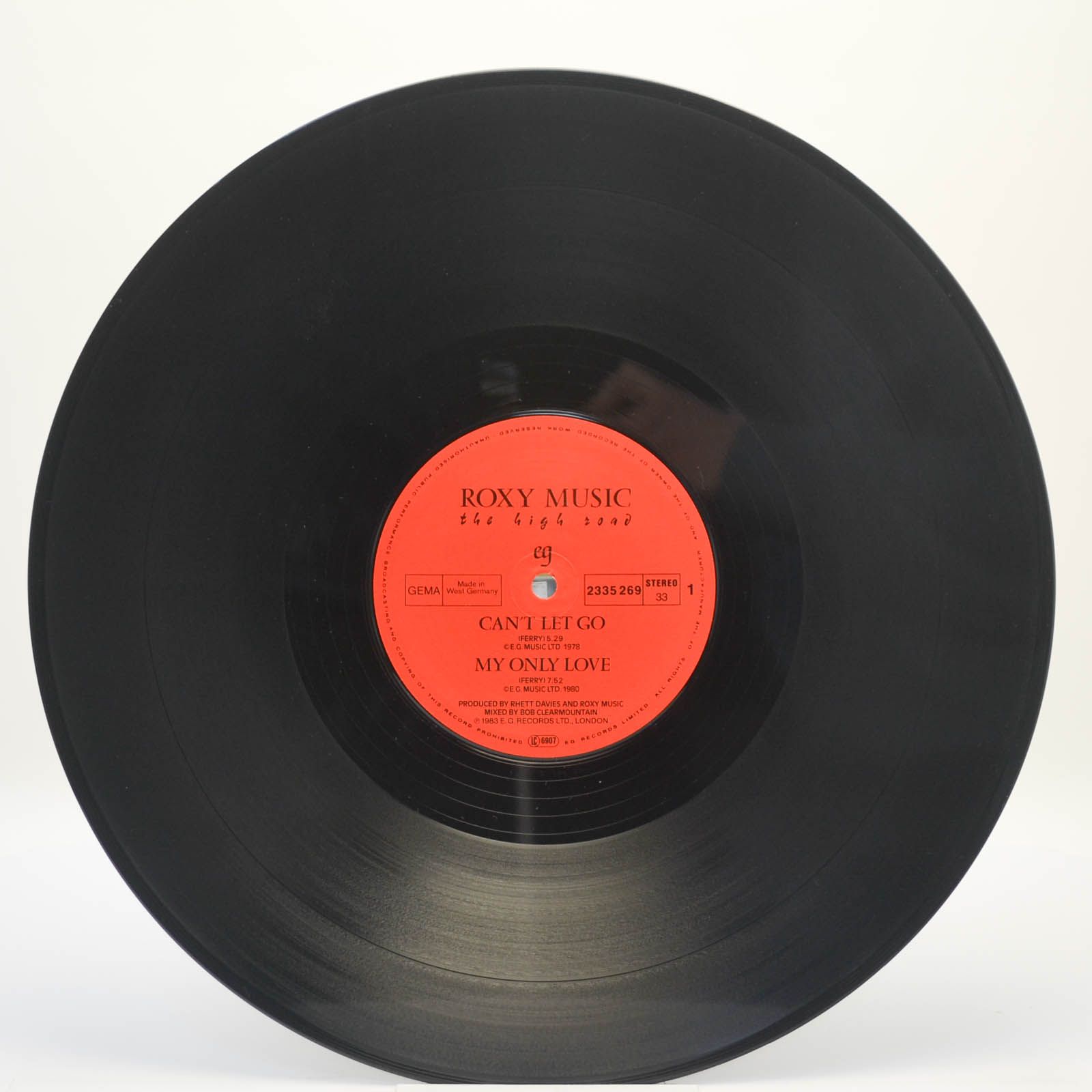 Roxy Music — The High Road, 1983