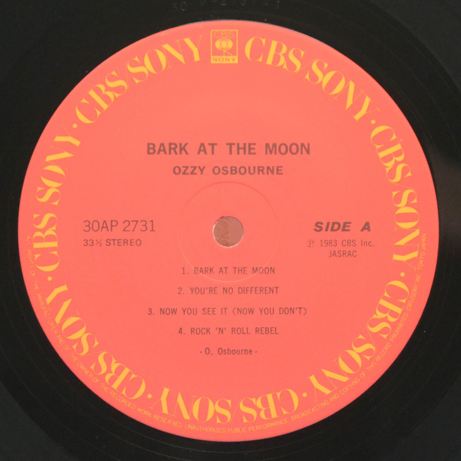 Ozzy Osbourne — Bark At The Moon, 1983