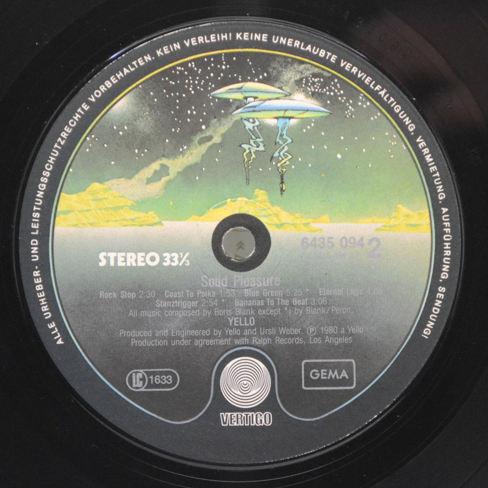 Yello — Solid Pleasure, 1981