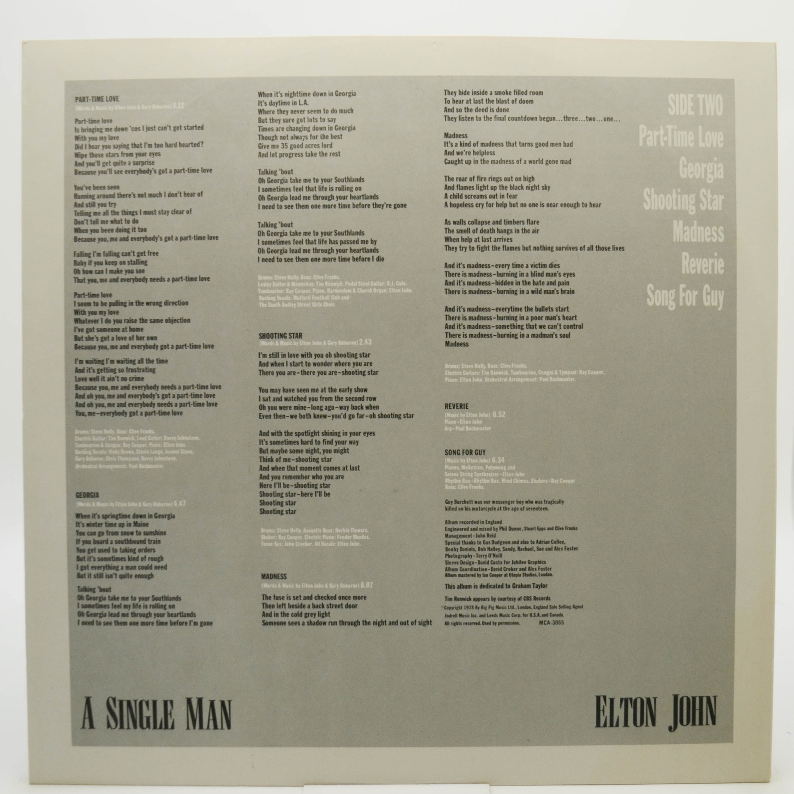 Elton John — Golden Collection (2LP), 1979