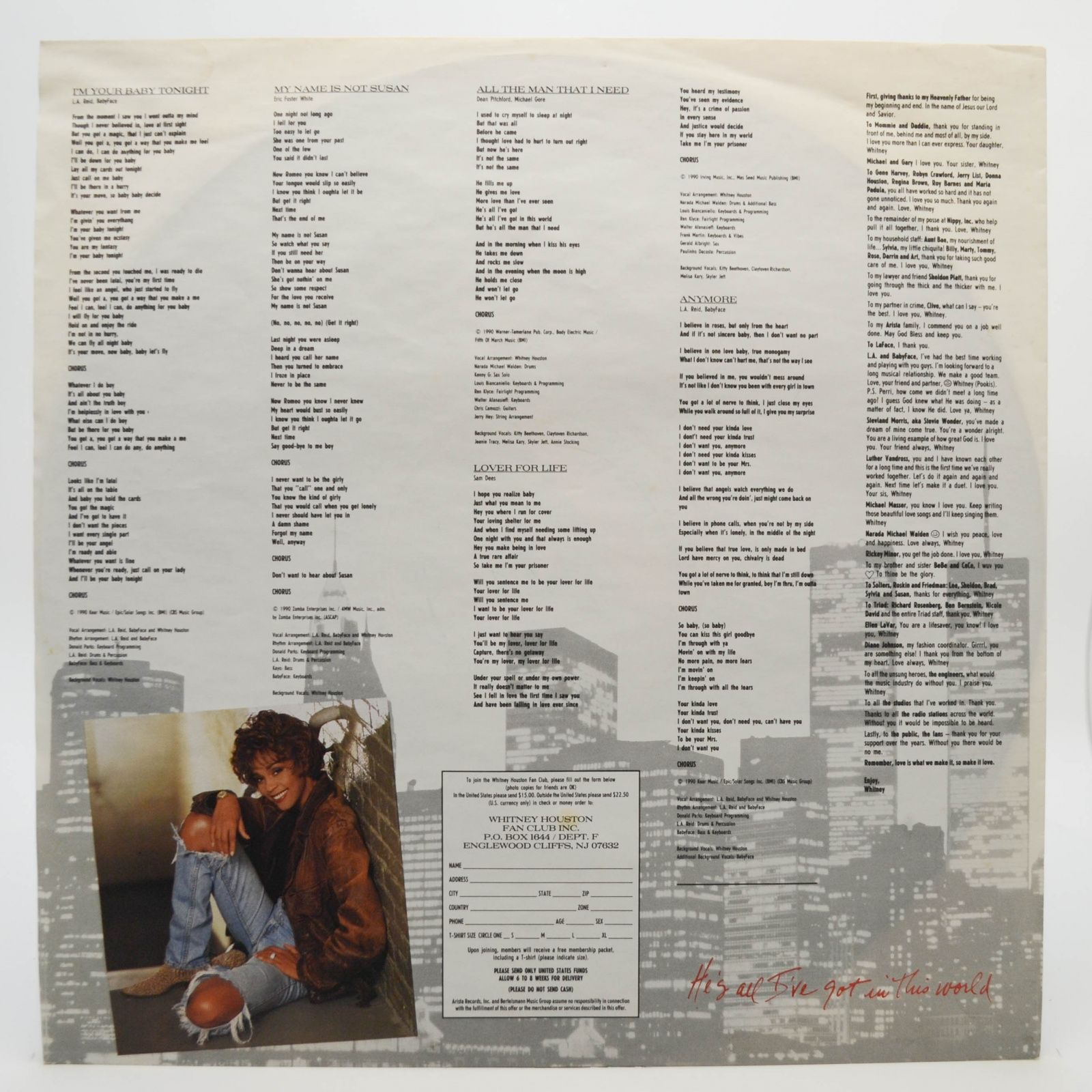 Whitney Houston — I'm Your Baby Tonight, 1990