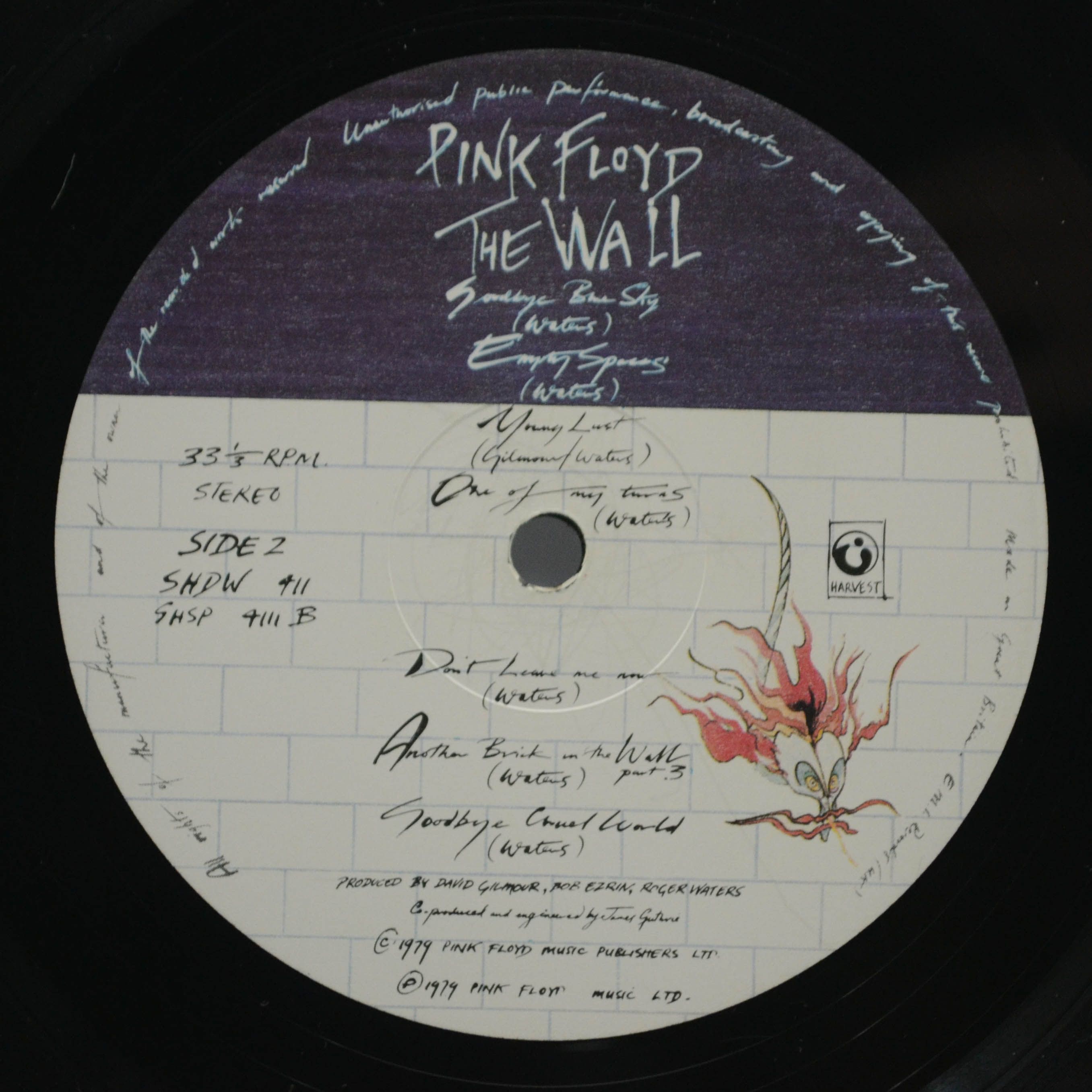 Pink Floyd — The Wall (2LP, UK), 1979