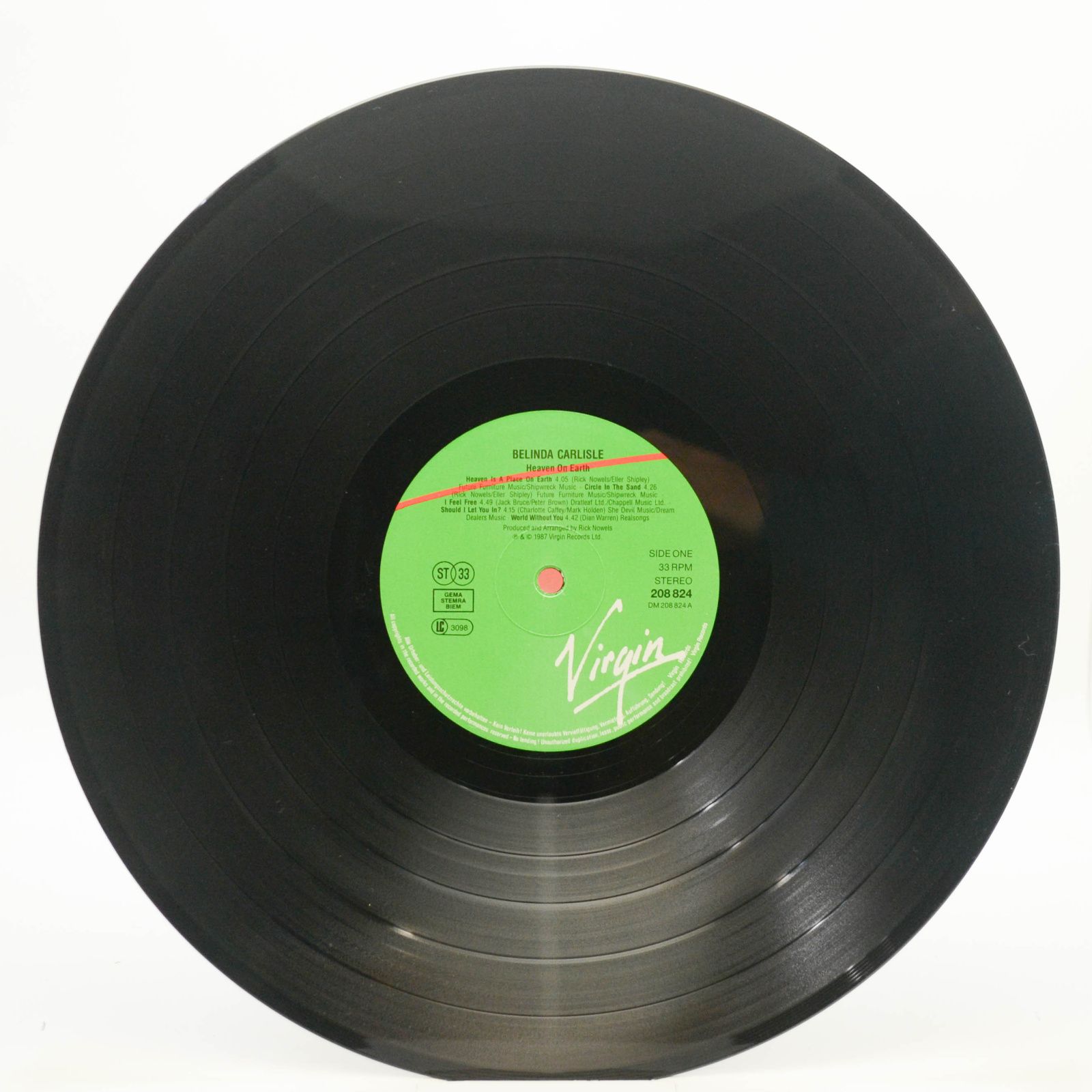 Belinda Carlisle — Heaven On Earth, 1987