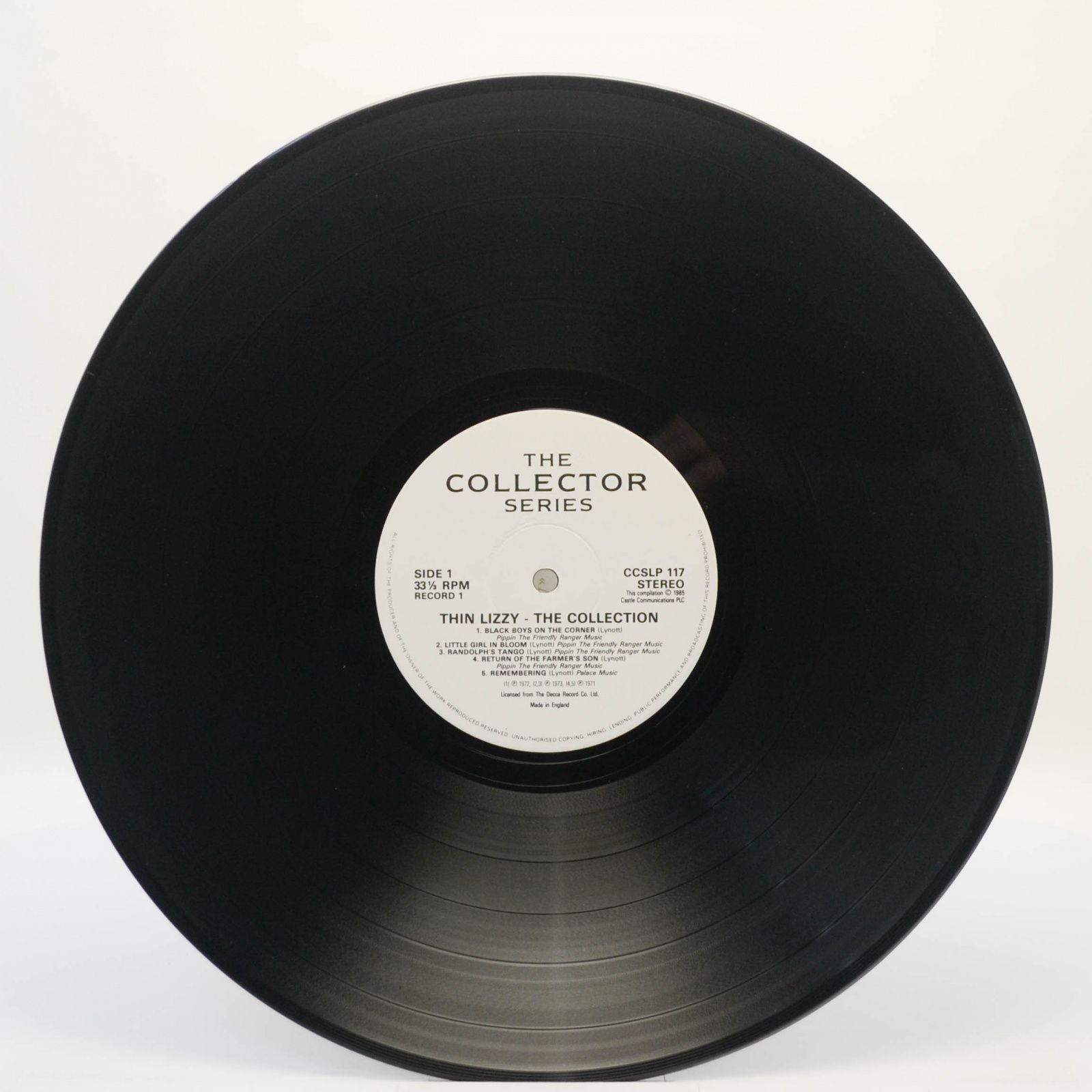 Thin Lizzy — The Collection (2LP, UK), 1985