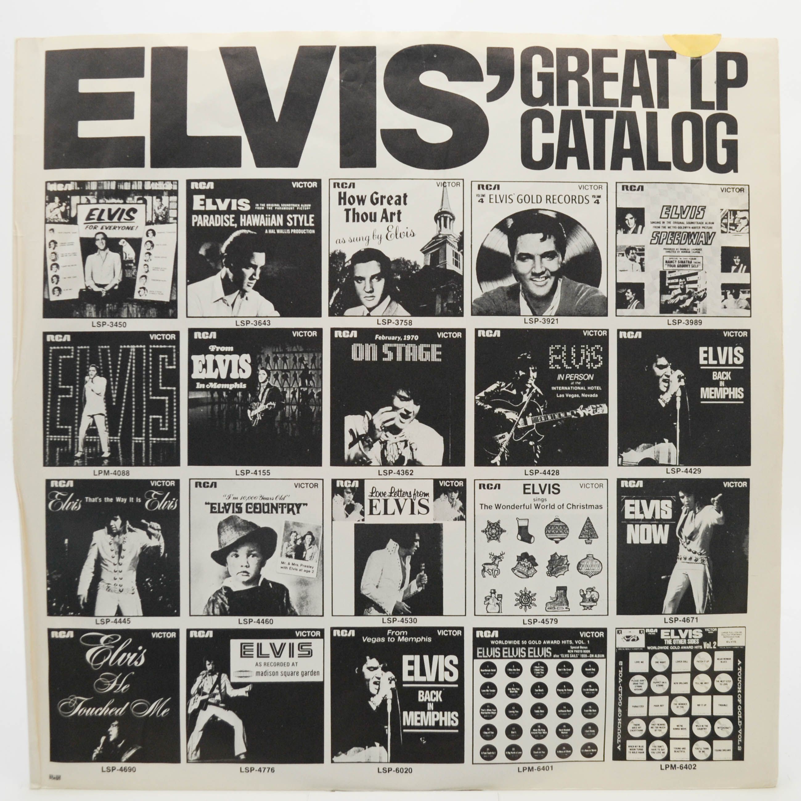 Elvis Presley — Elvis In Concert (2LP), 1977