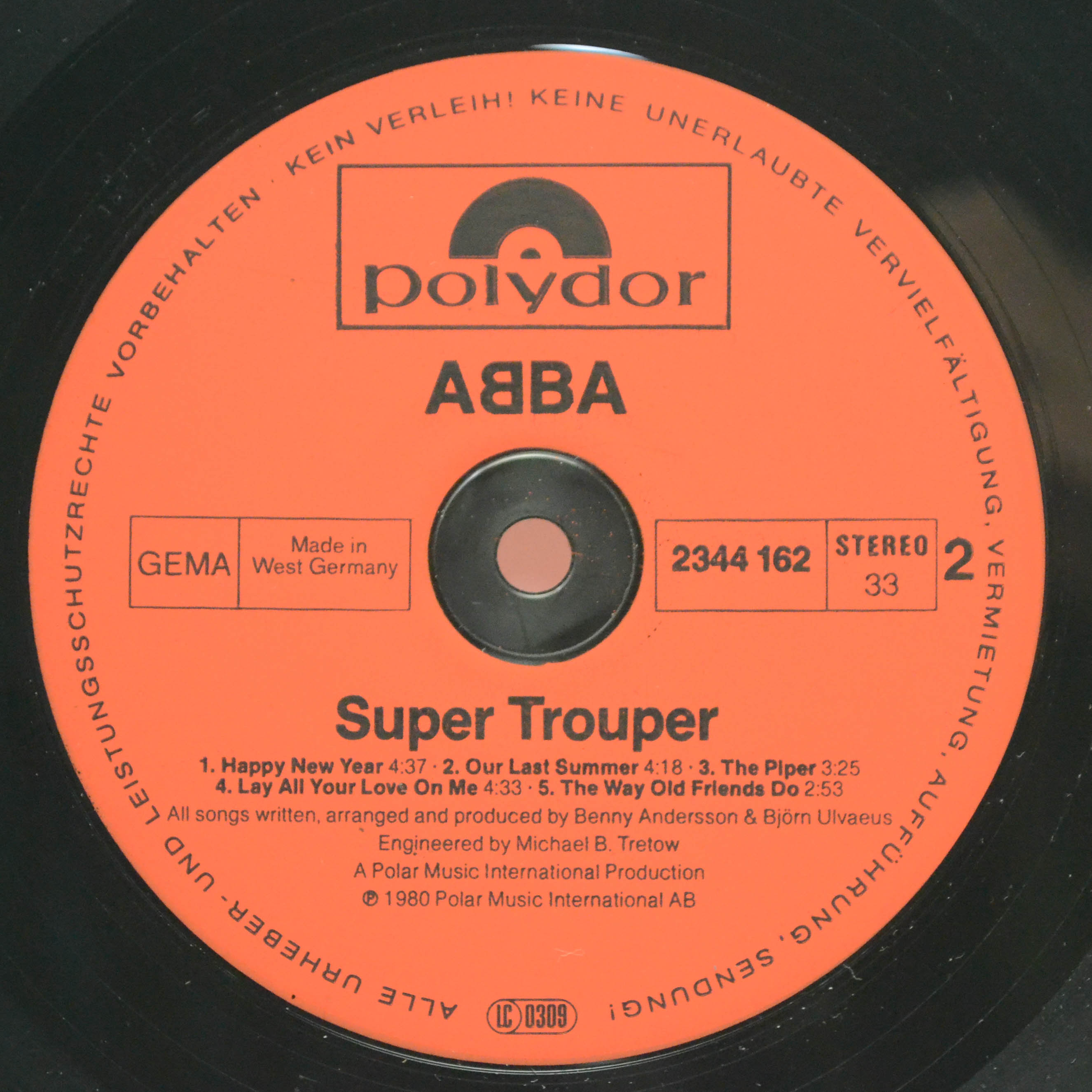 ABBA — Super Trouper, 1980