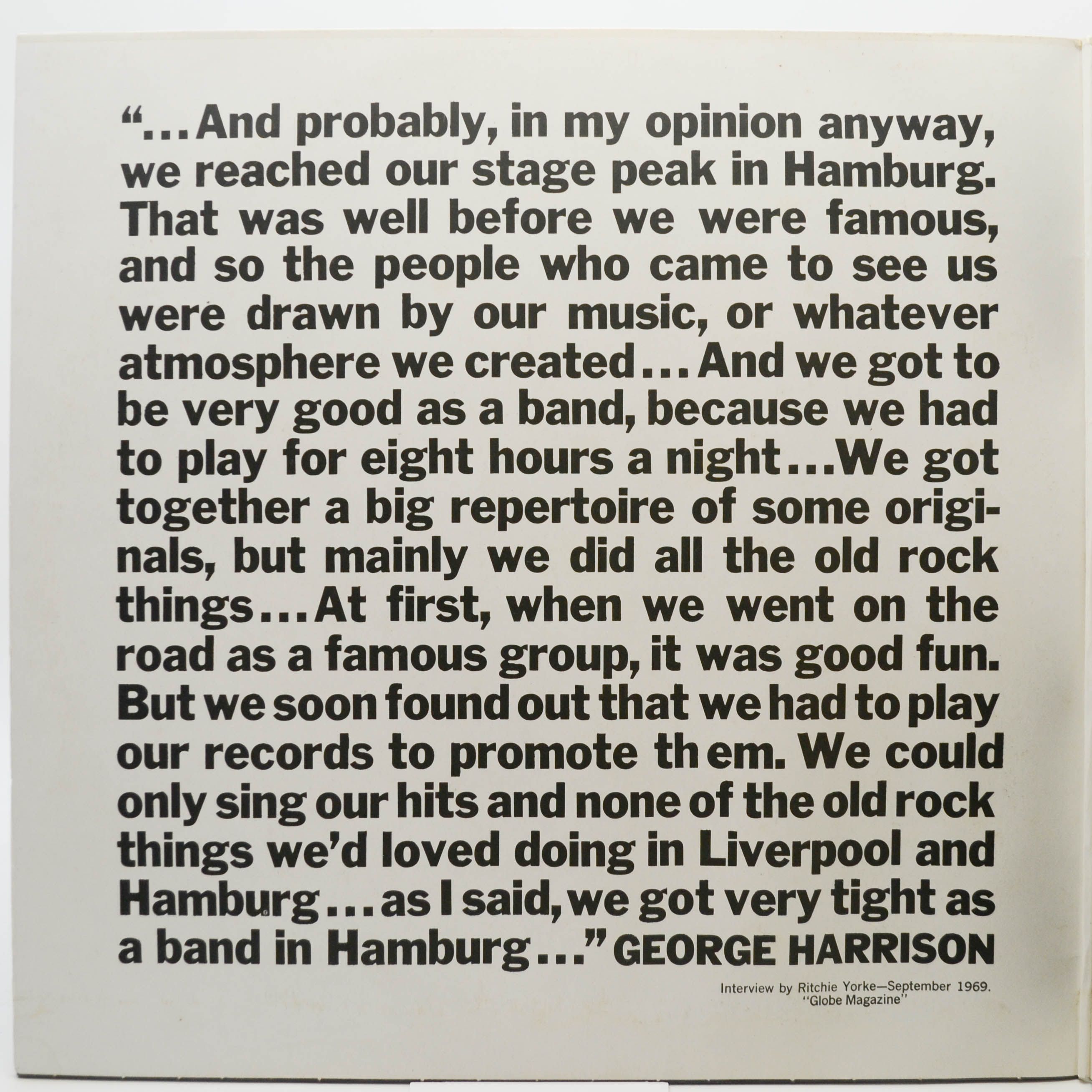 Beatles with Tony Sheridan — In The Beginning (2LP), 1977
