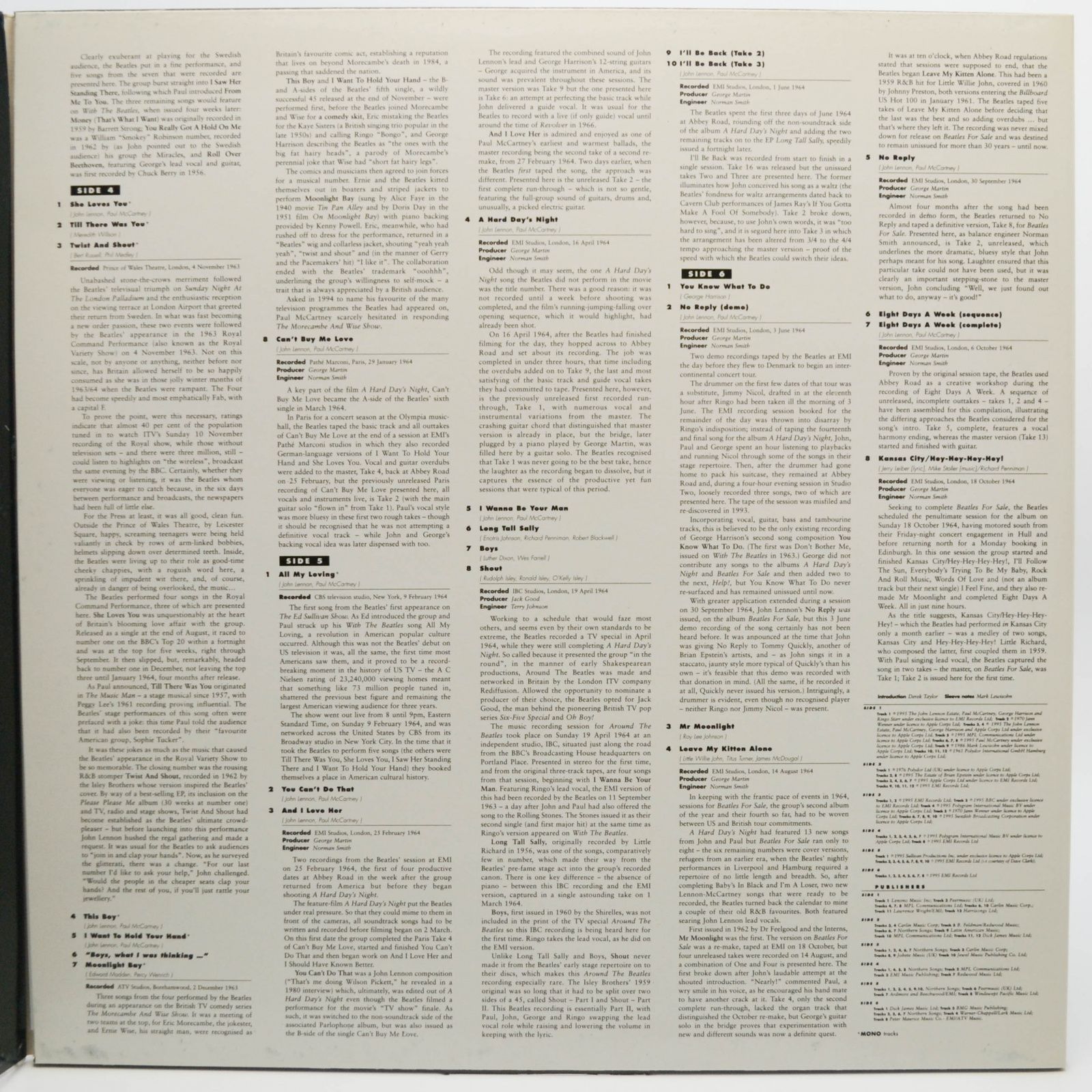 Beatles — Anthology 1 (3LP), 1995