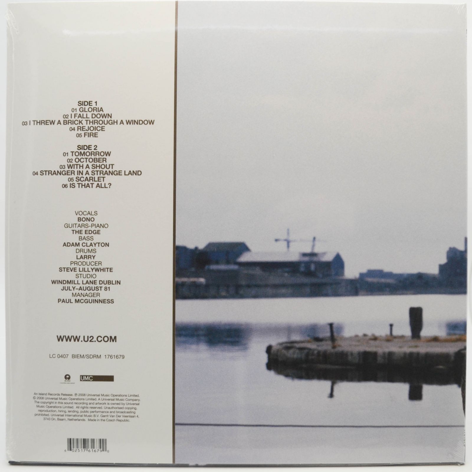 U2 — October, 1981