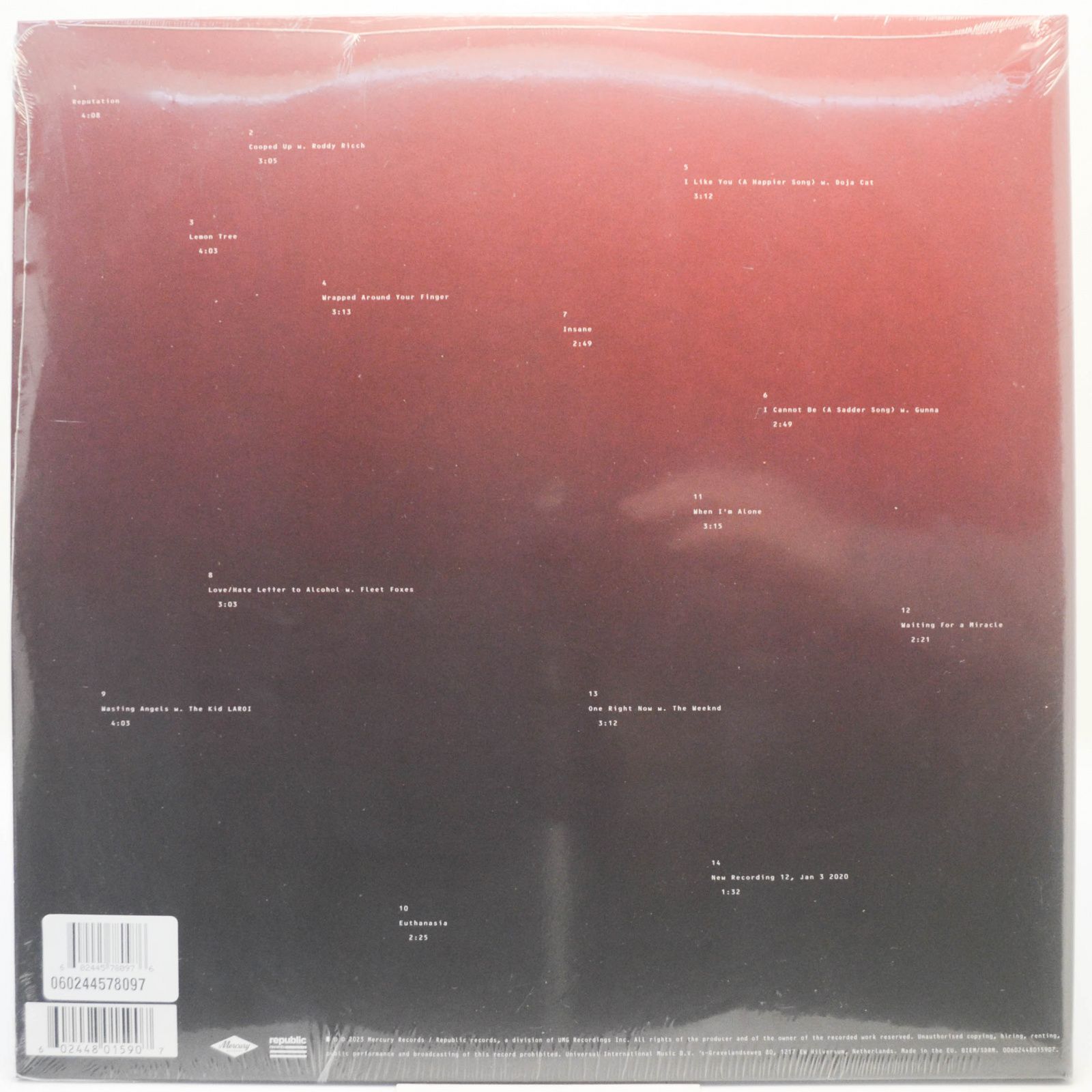 Post Malone — Twelve Carat Toothache (2LP), 2023