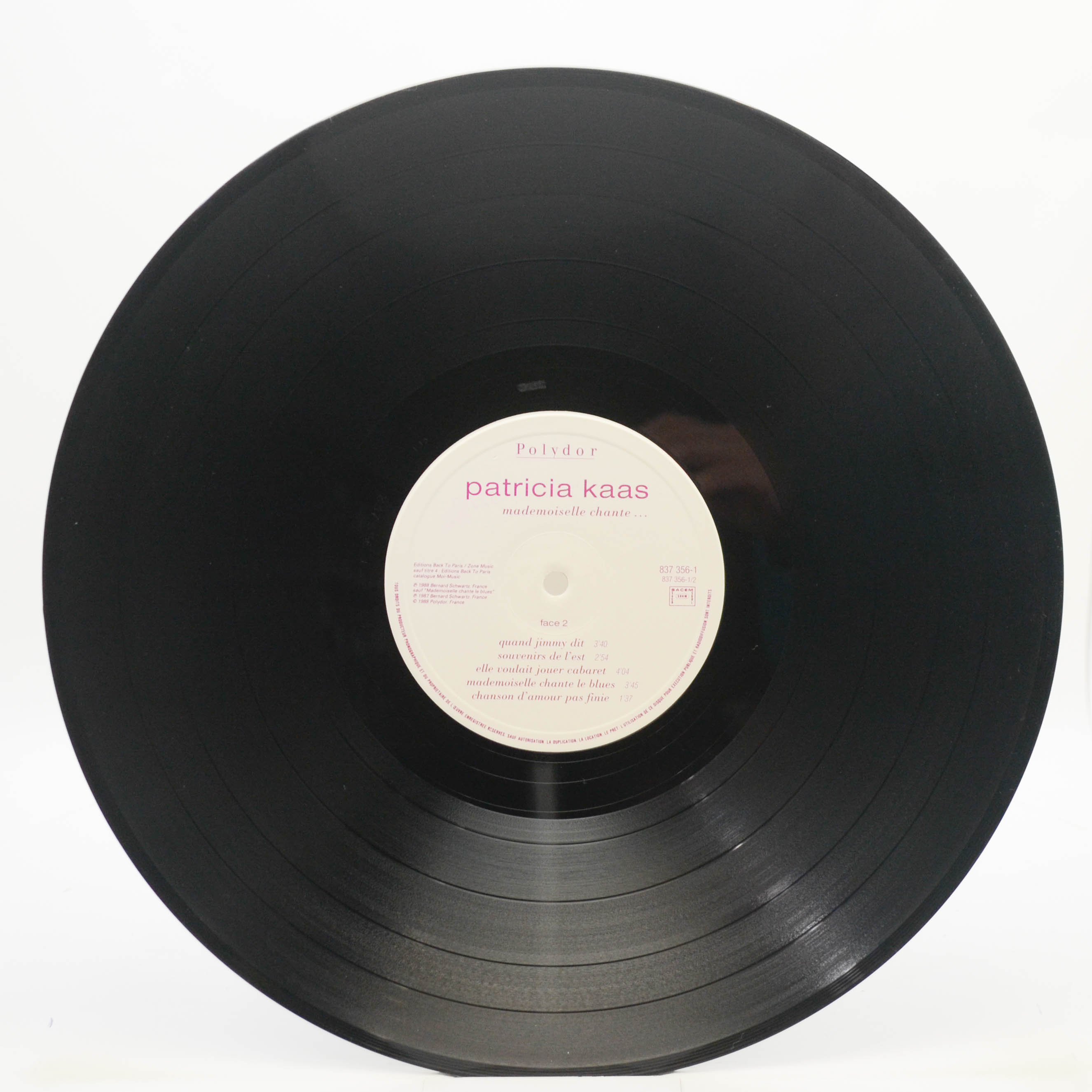 Patricia Kaas — Mademoiselle Chante... (1-st, France), 1988