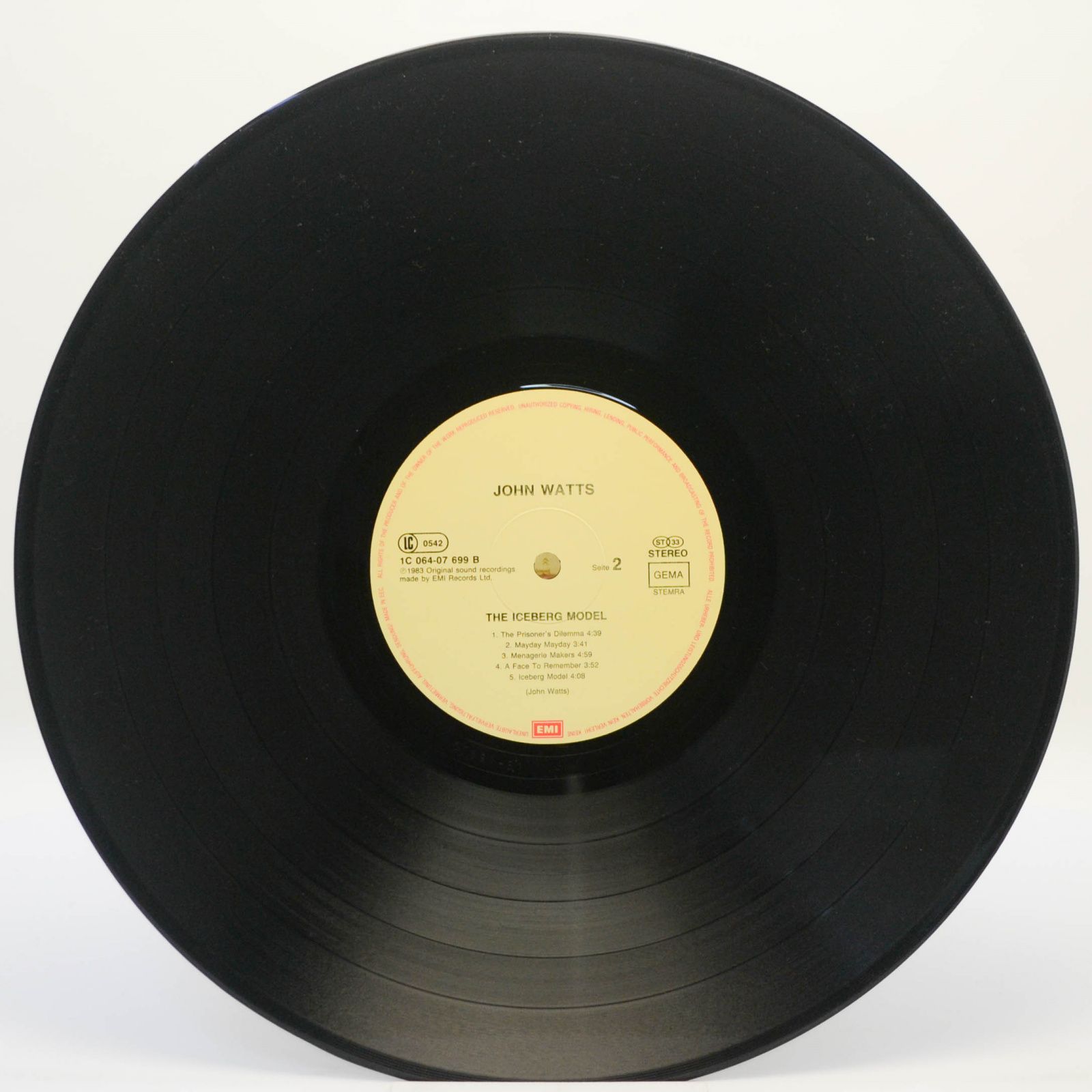 John Watts — The Iceberg Model, 1983